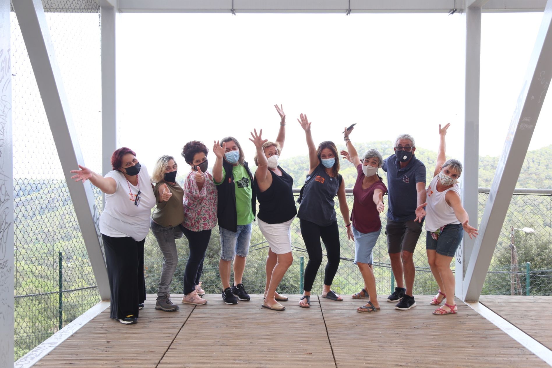 Junta organitzativa de la Festa Major de Les Planes. FOTO: Anna Bassa