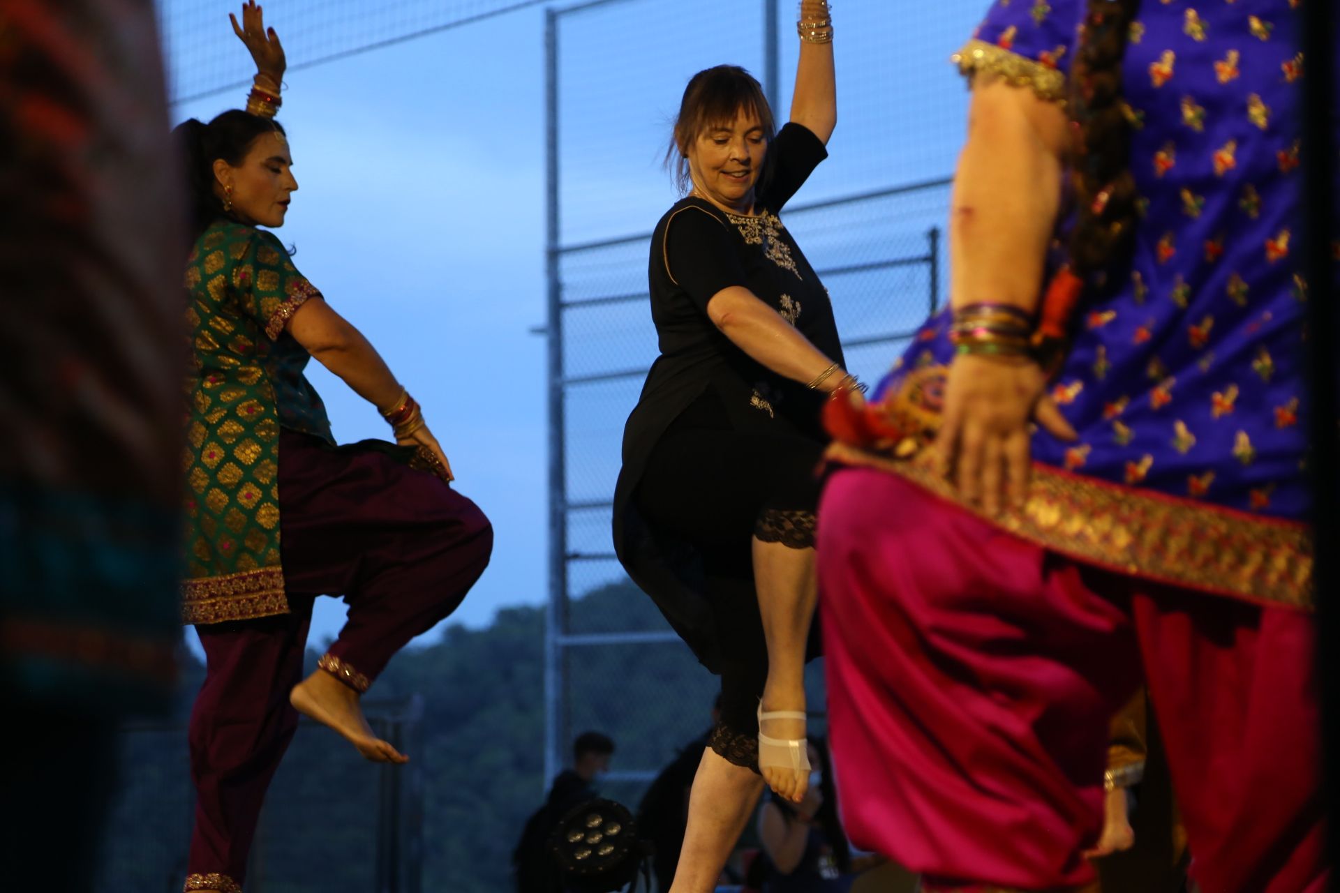 Exhibició de Bollywood a la FM Les Planes. FOTO: Anna Bassa