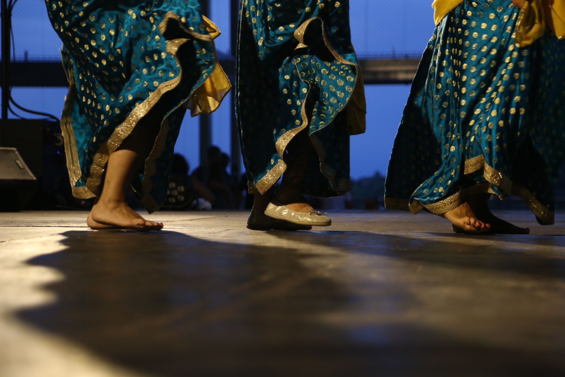 Exhibició de Bollywood a la FM Les Planes. FOTO: Anna Bassa