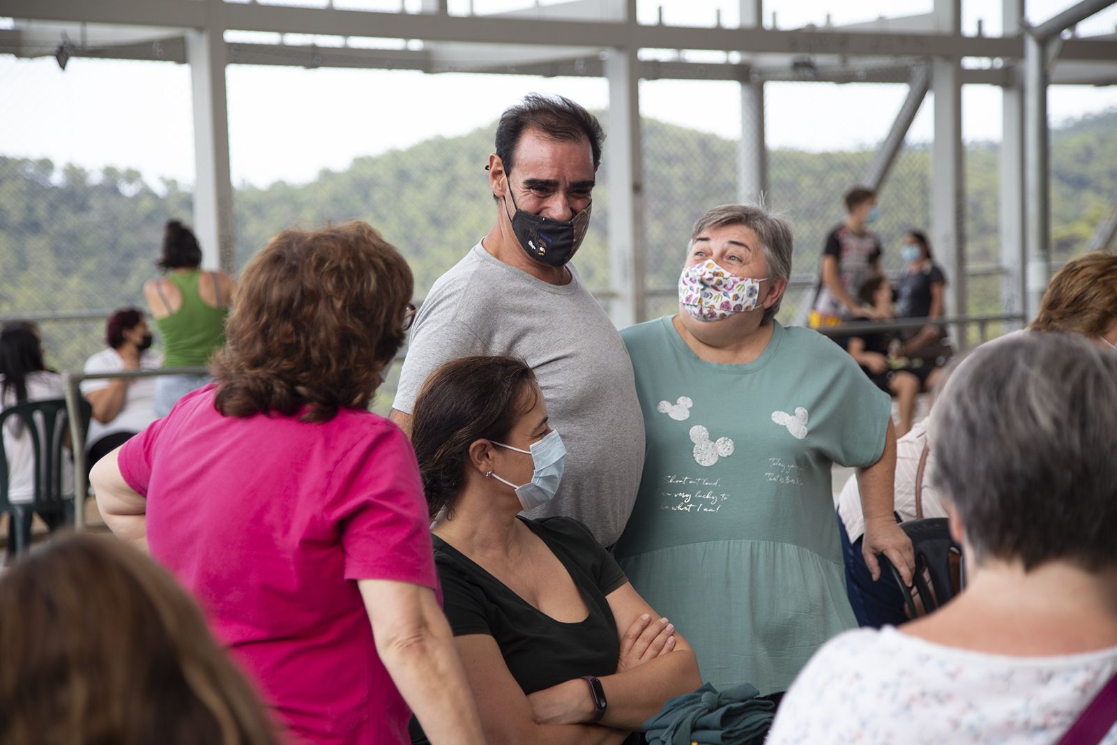 Taller: Transforma una samarreta en unna bossa a la FM Les Planes. FOTO: Anna Bassa