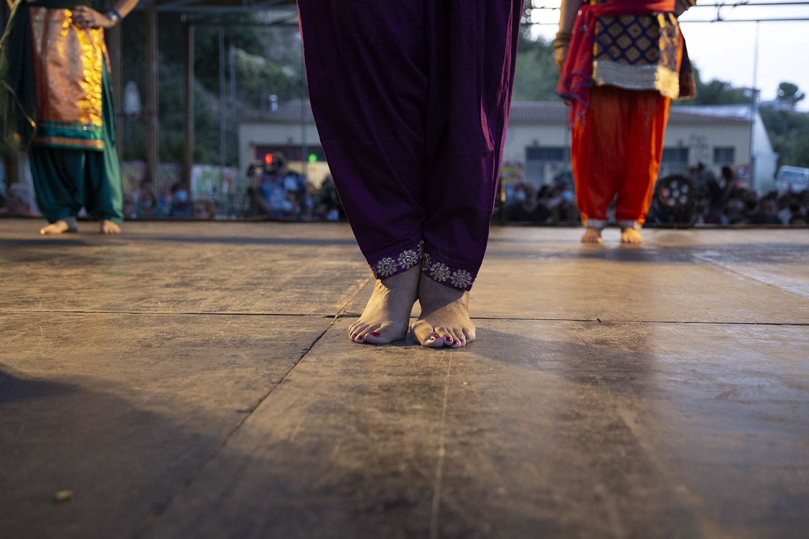 Exhibició de Bollywood a la FM Les Planes. FOTO: Anna Bassa