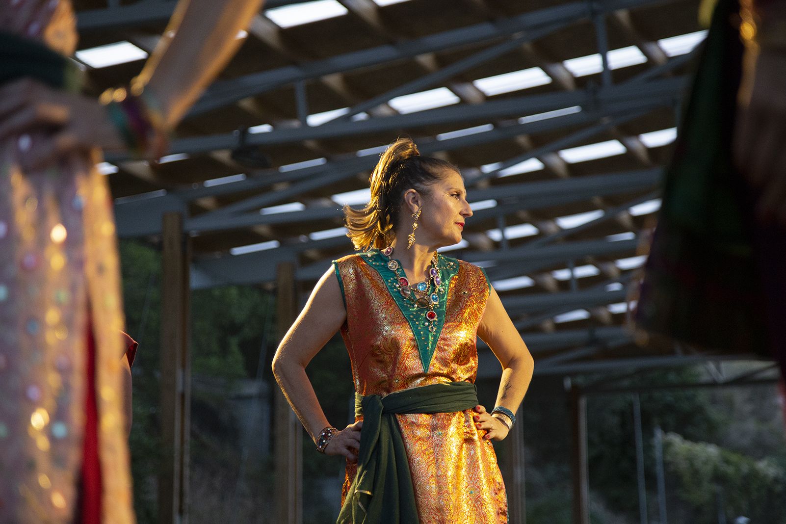 Exhibició de Bollywood a la FM Les Planes. FOTO: Anna Bassa