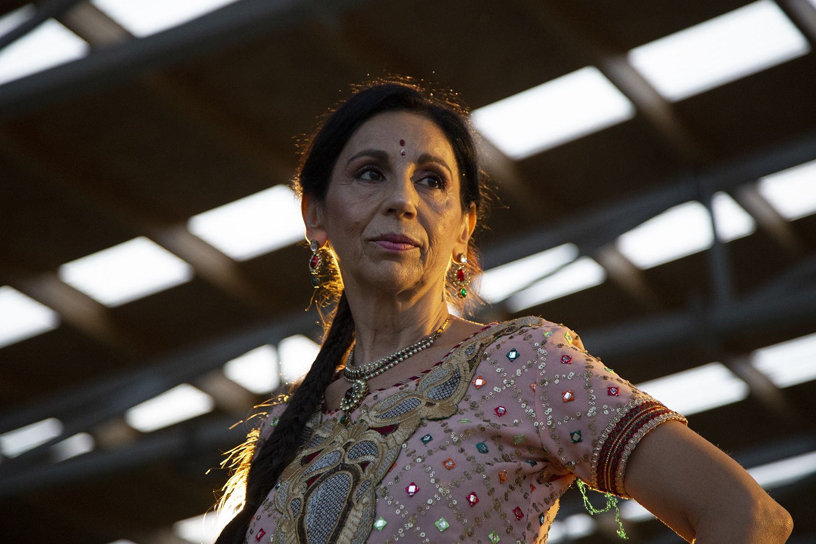 Exhibició de Bollywood a la FM Les Planes. FOTO: Anna Bassa