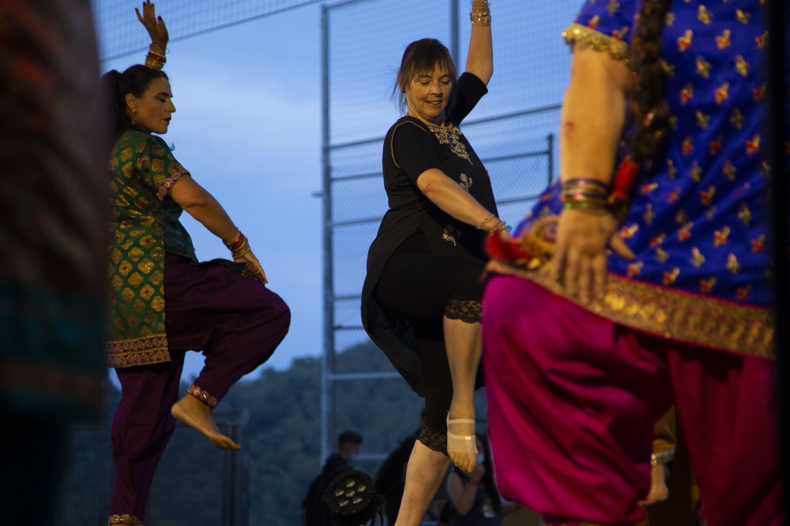Exhibició de Bollywood a la FM Les Planes. FOTO: Anna Bassa