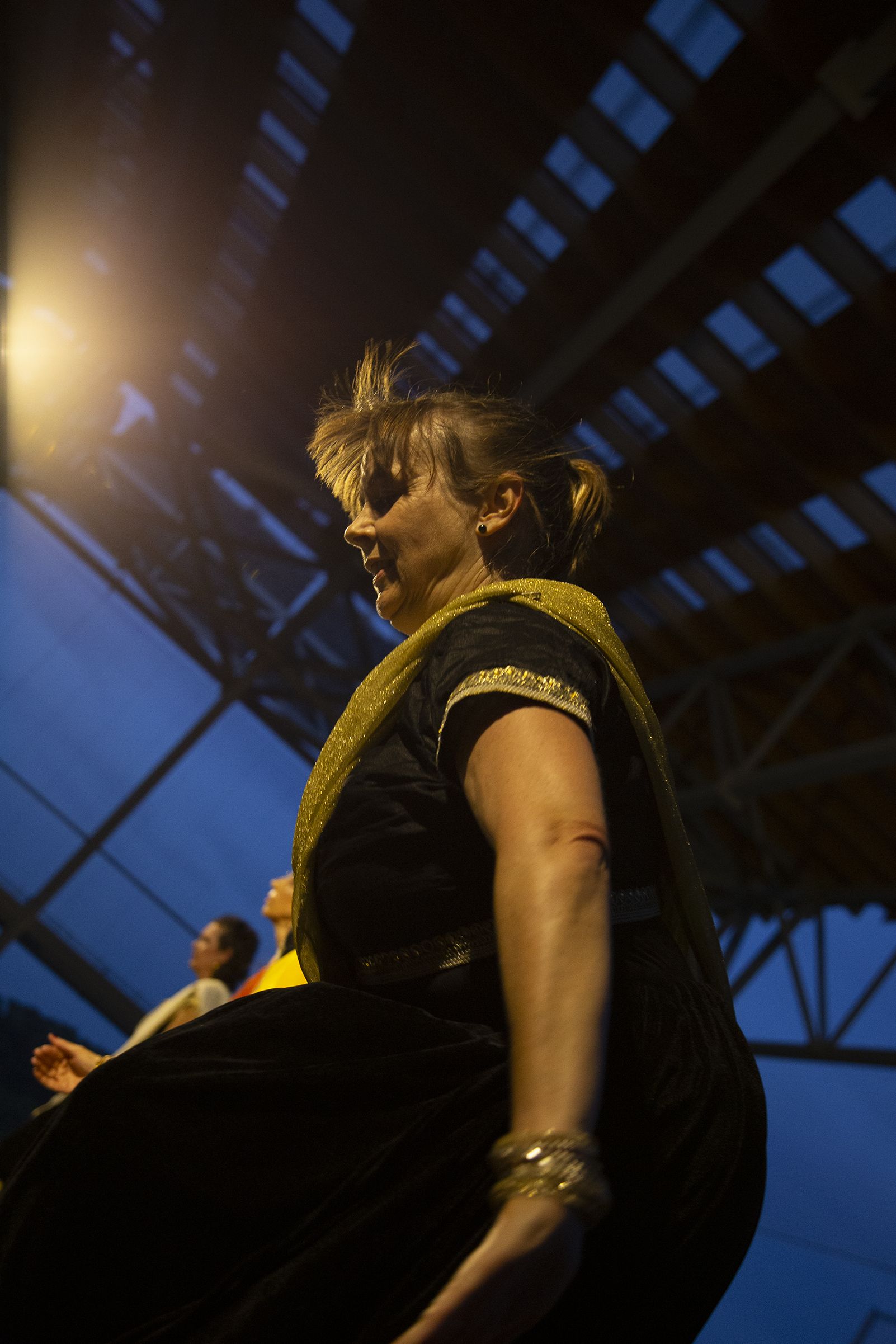 Exhibició de Bollywood a la FM Les Planes. FOTO: Anna Bassa