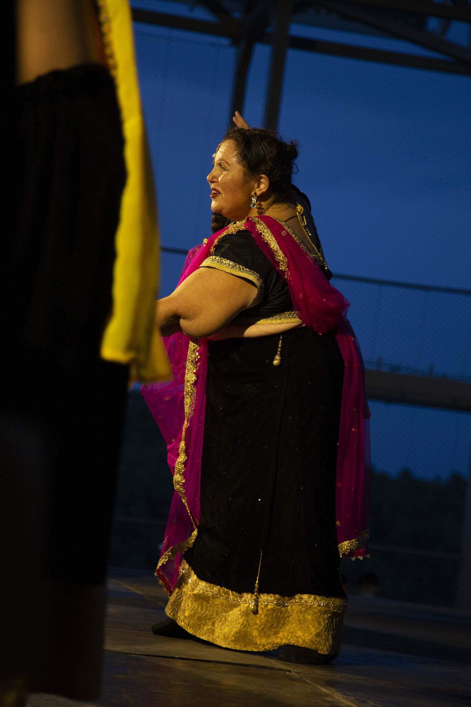 Exhibició de Bollywood a la FM Les Planes. FOTO: Anna Bassa