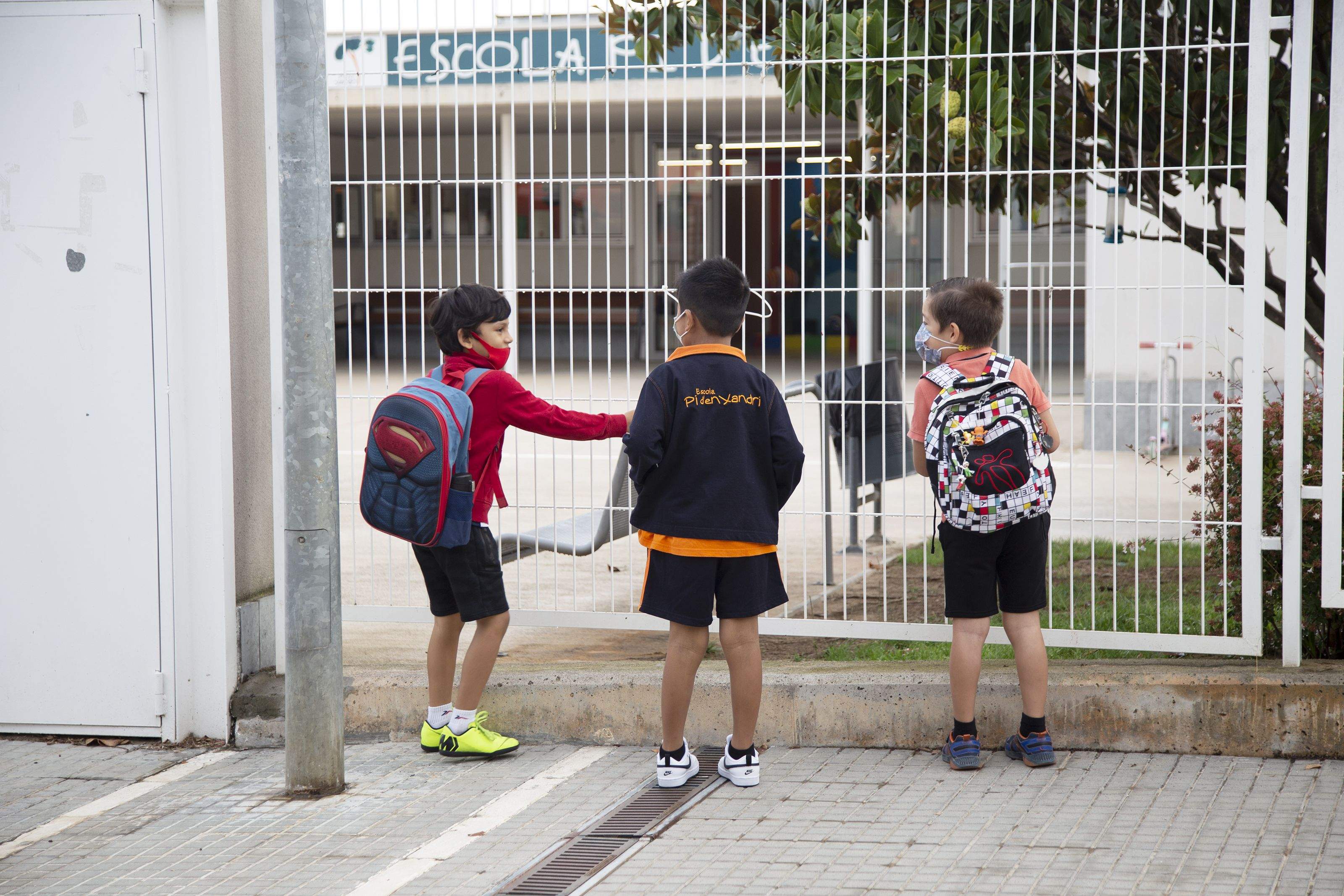Primer dia d'escola al CEIP Pi d'en Xandri. Foto: Anna Bassa
