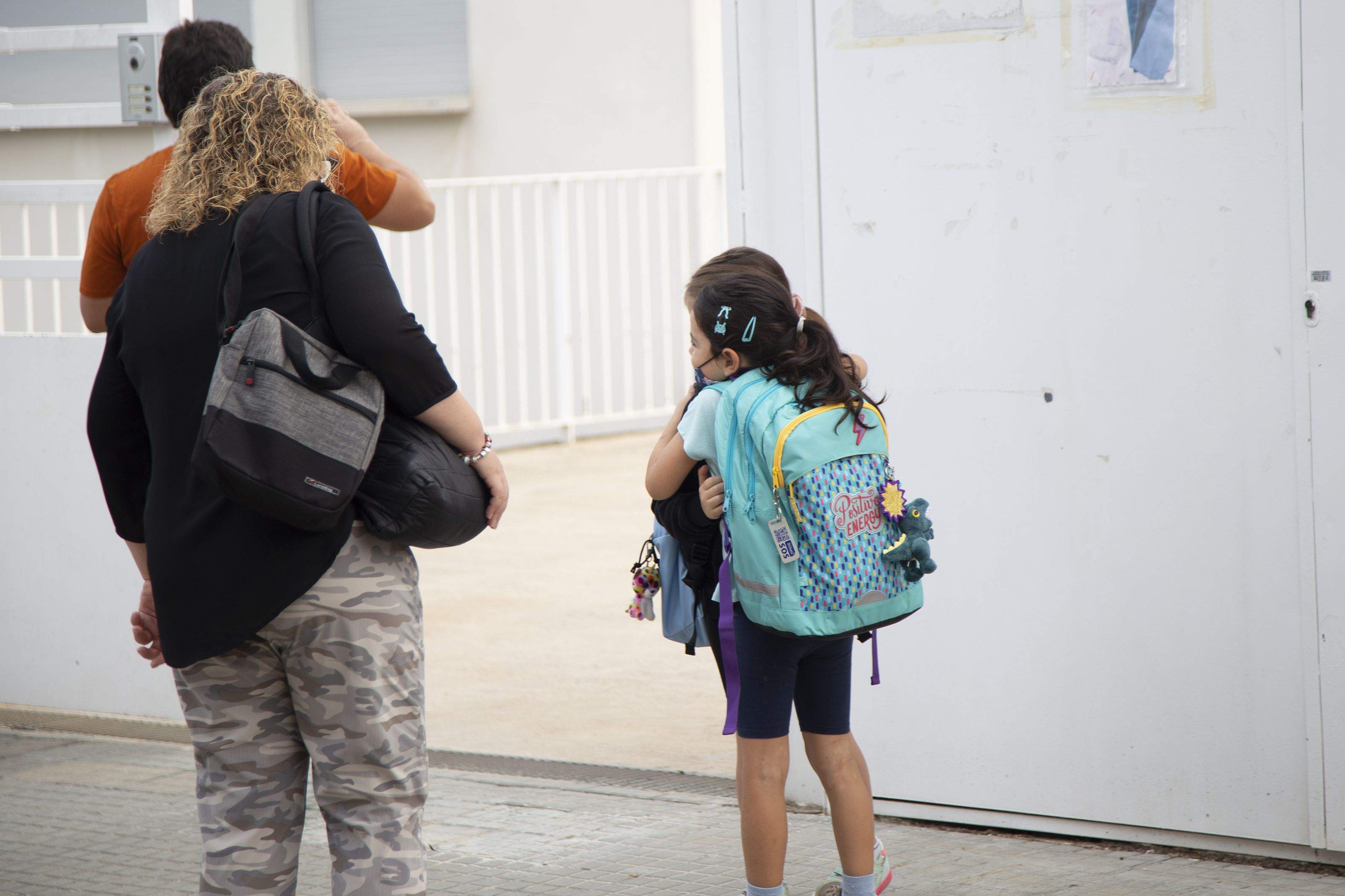 Primer dia d'escola al CEIP Pi d'en Xandri. Foto: Anna Bassa