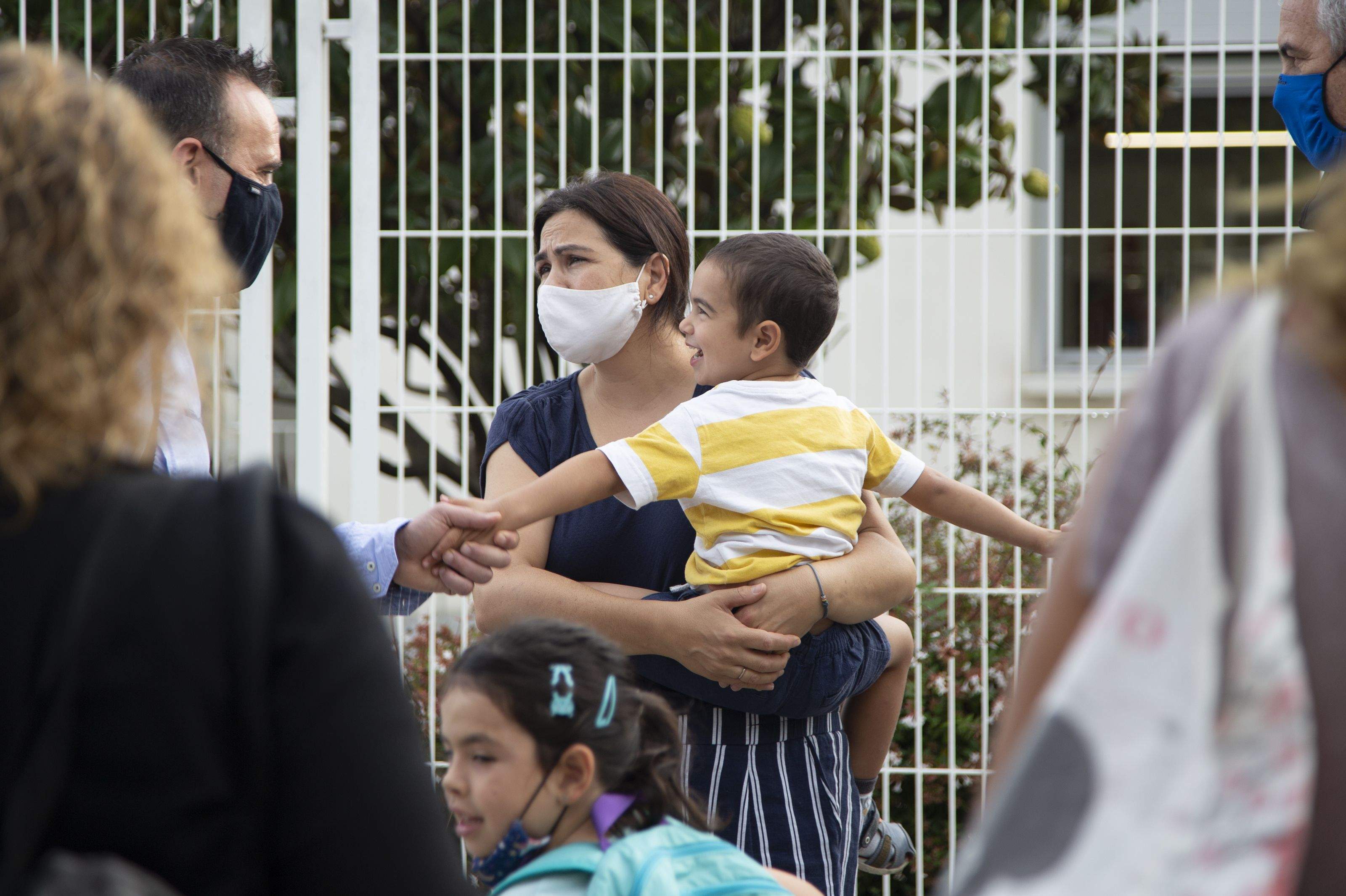 Primer dia d'escola al CEIP Pi d'en Xandri. Foto: Anna Bassa