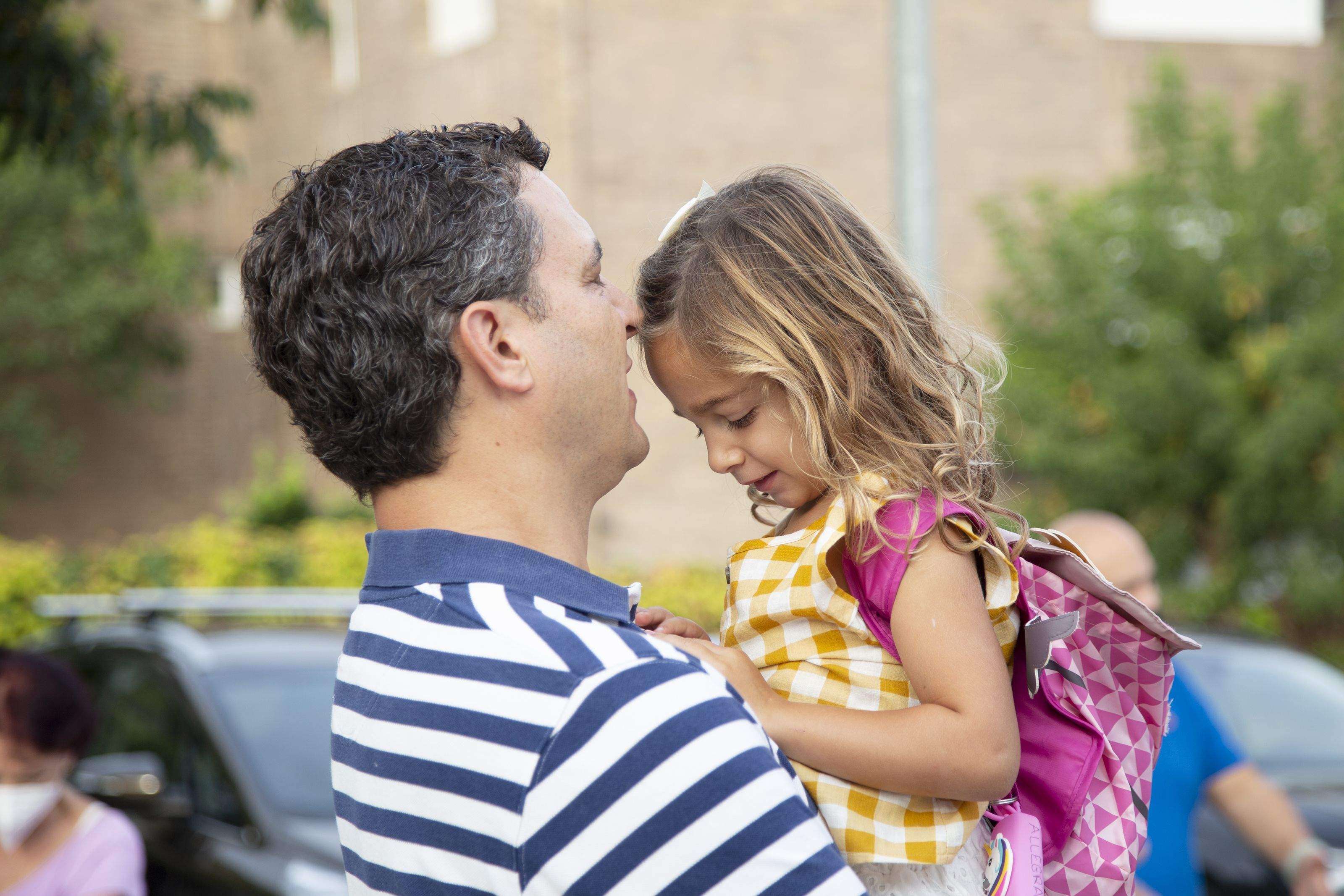 Primer dia d'escola al CEIP Pi d'en Xandri. Foto: Anna Bassa
