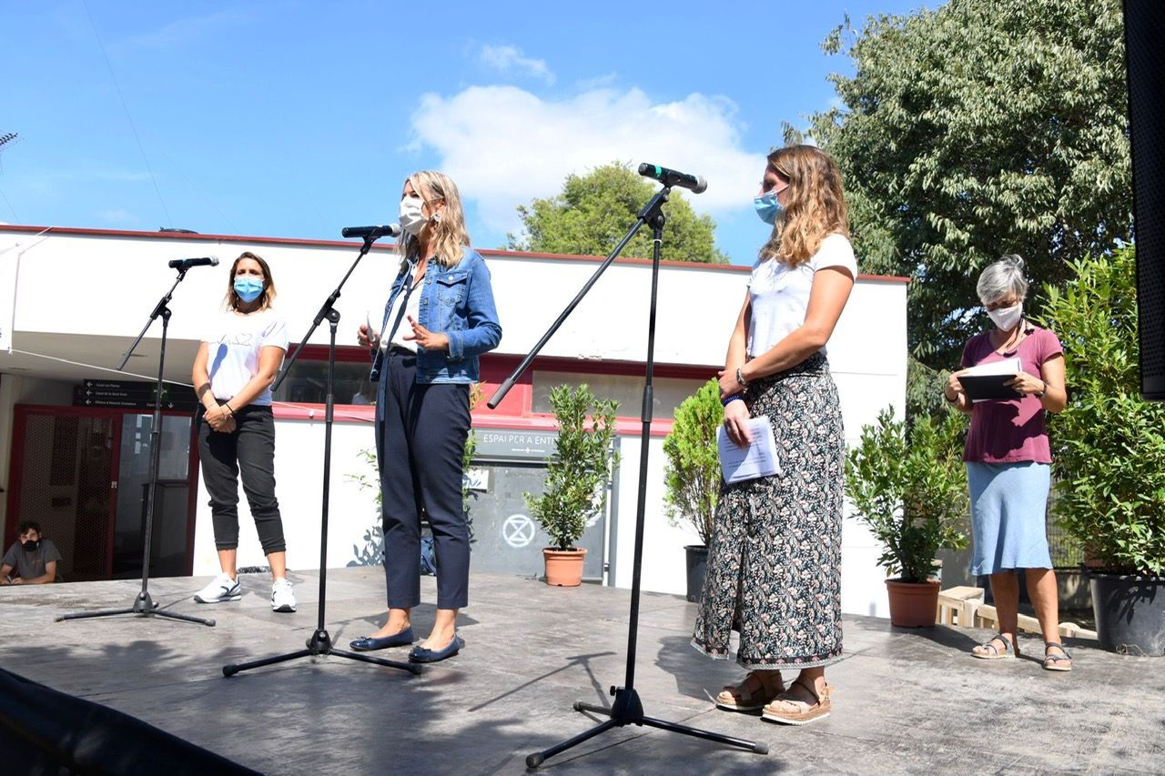 El pregó de la Festa Major de Les Planes va ser en homenatge als sanitaris. FOTO: Jordi Garcia
