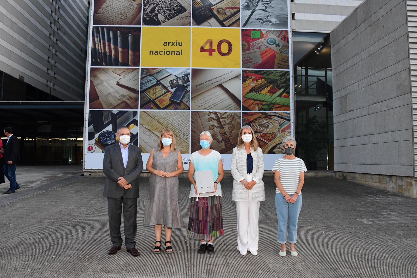 L'Arxiu Nacional de Catalunya ja custodia el llibre de condol d'Arcadi Oliveres. FOTO: Localpress.