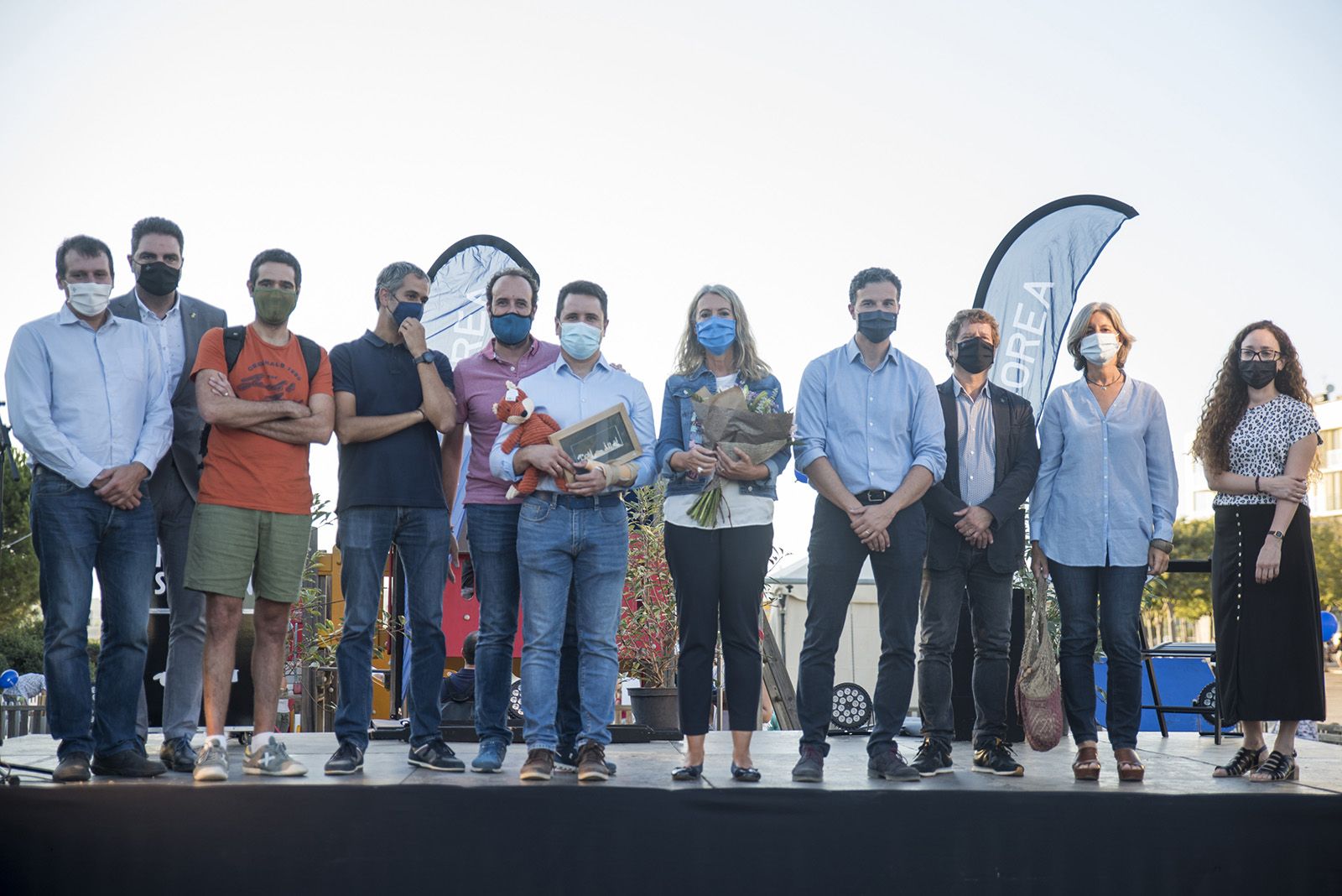 El pregó de la Festa Major de Volpelleres. FOTO: Bernat Millet