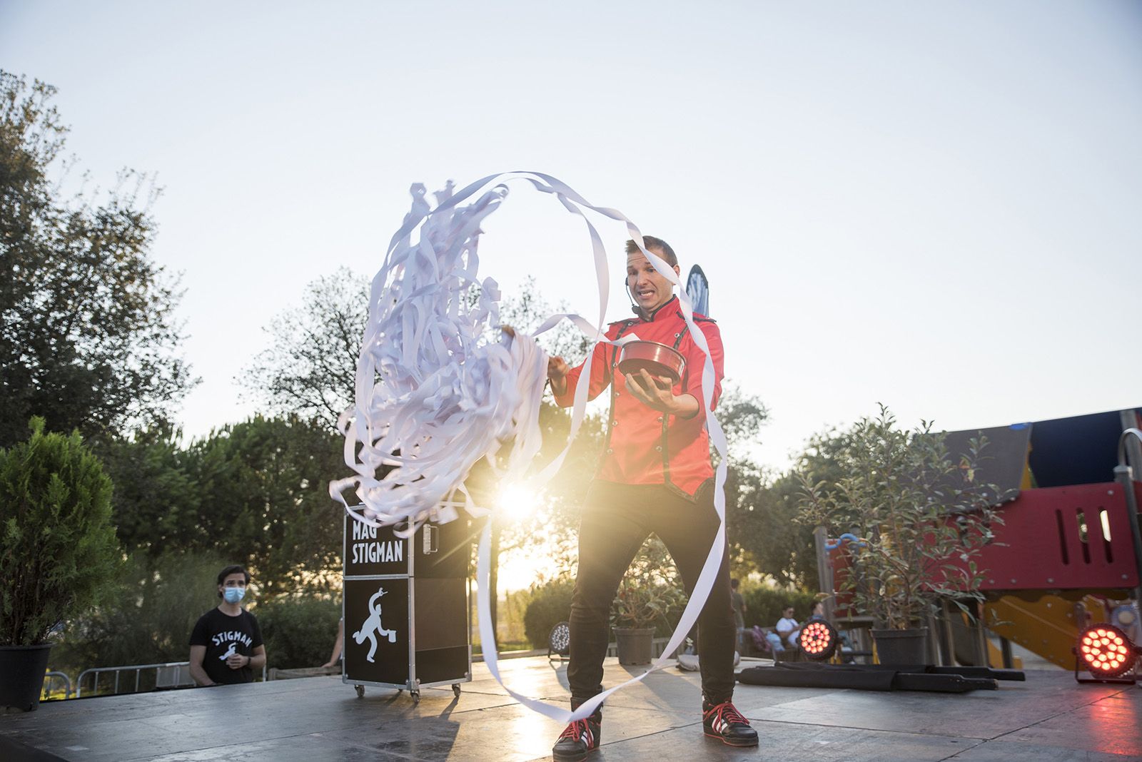 Espectacle de magia del Mag Stigman. Foto: Bernat Millet.