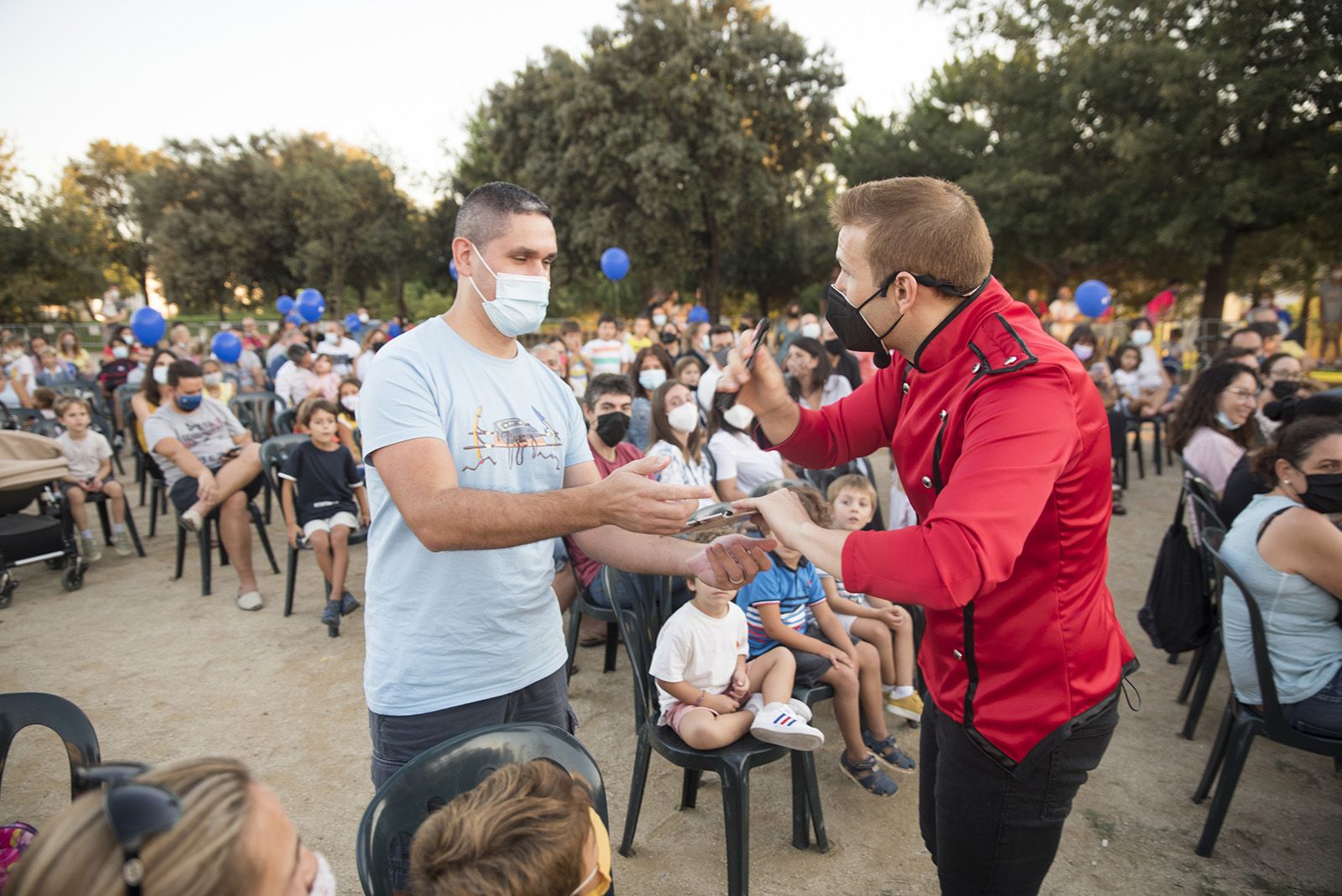 Espectacle de magia del Mag Stigman. Foto: Bernat Millet.