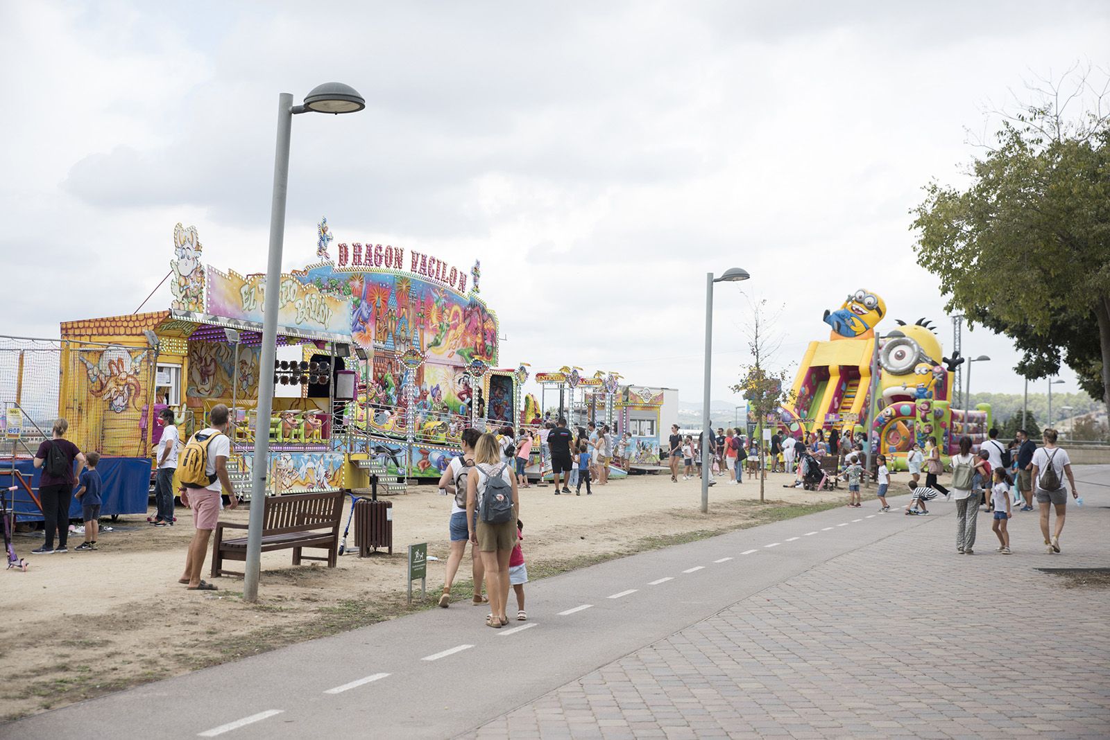 Fira atraccions. Foto: Bernat Millet.