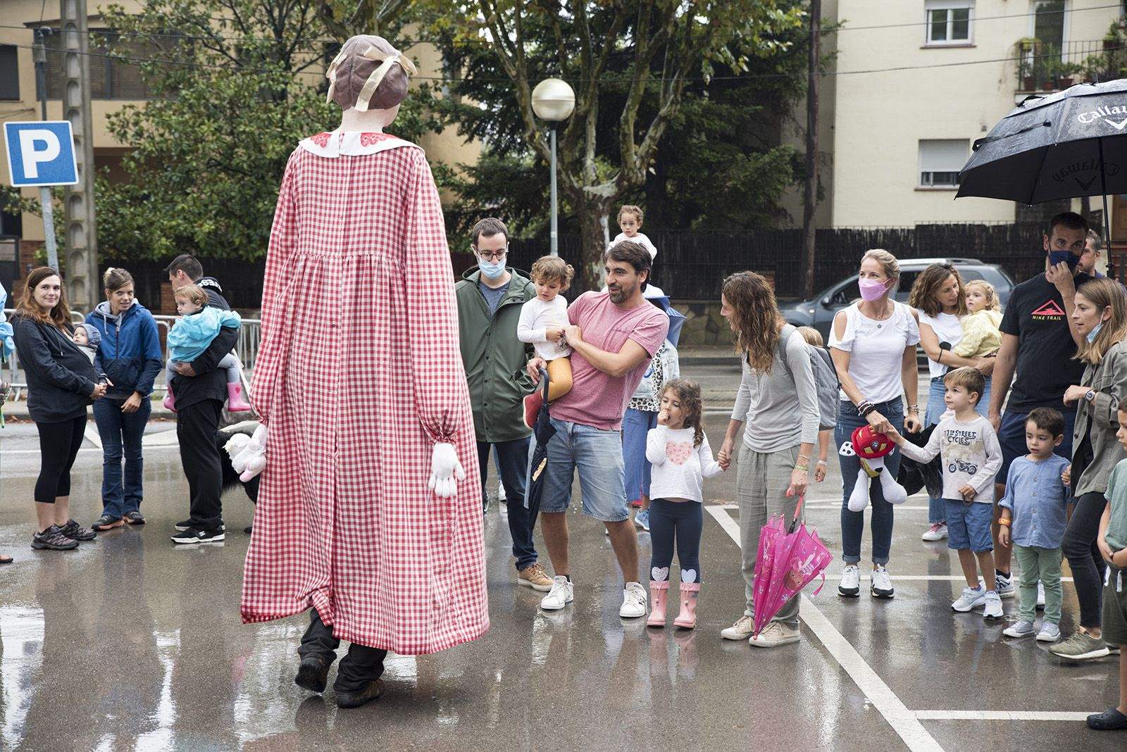 Plantada de gegants. Foto: Bernat Millet.