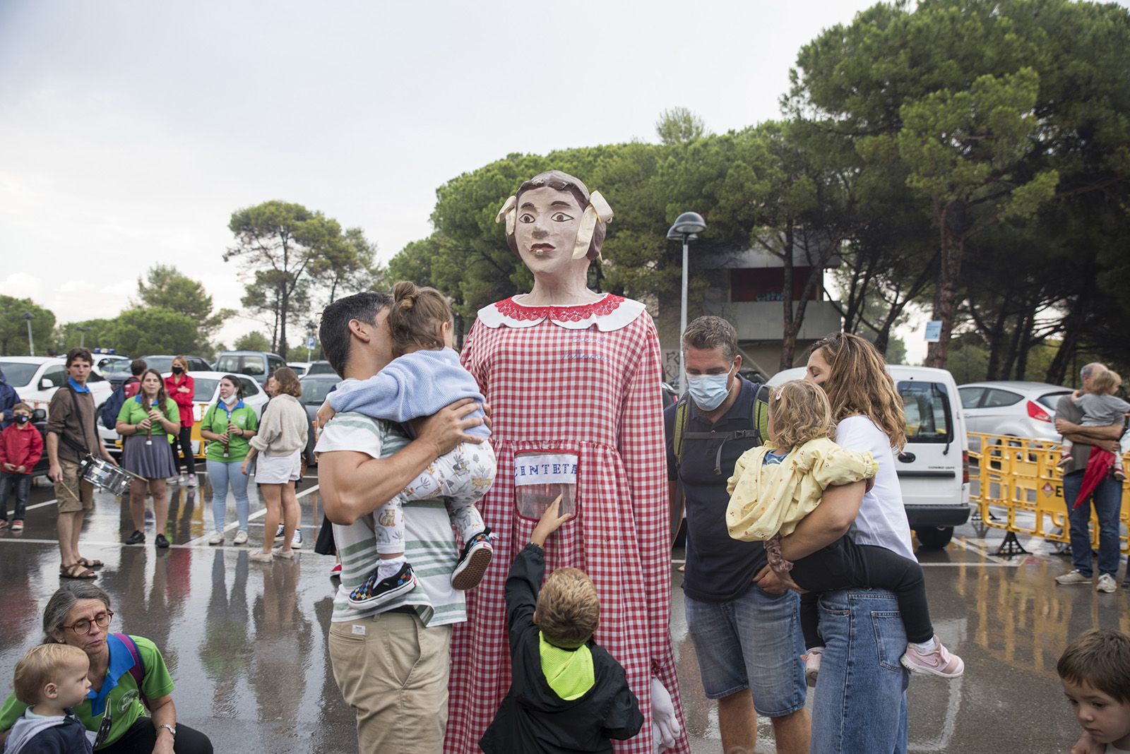 Plantada de gegants. Foto: Bernat Millet.