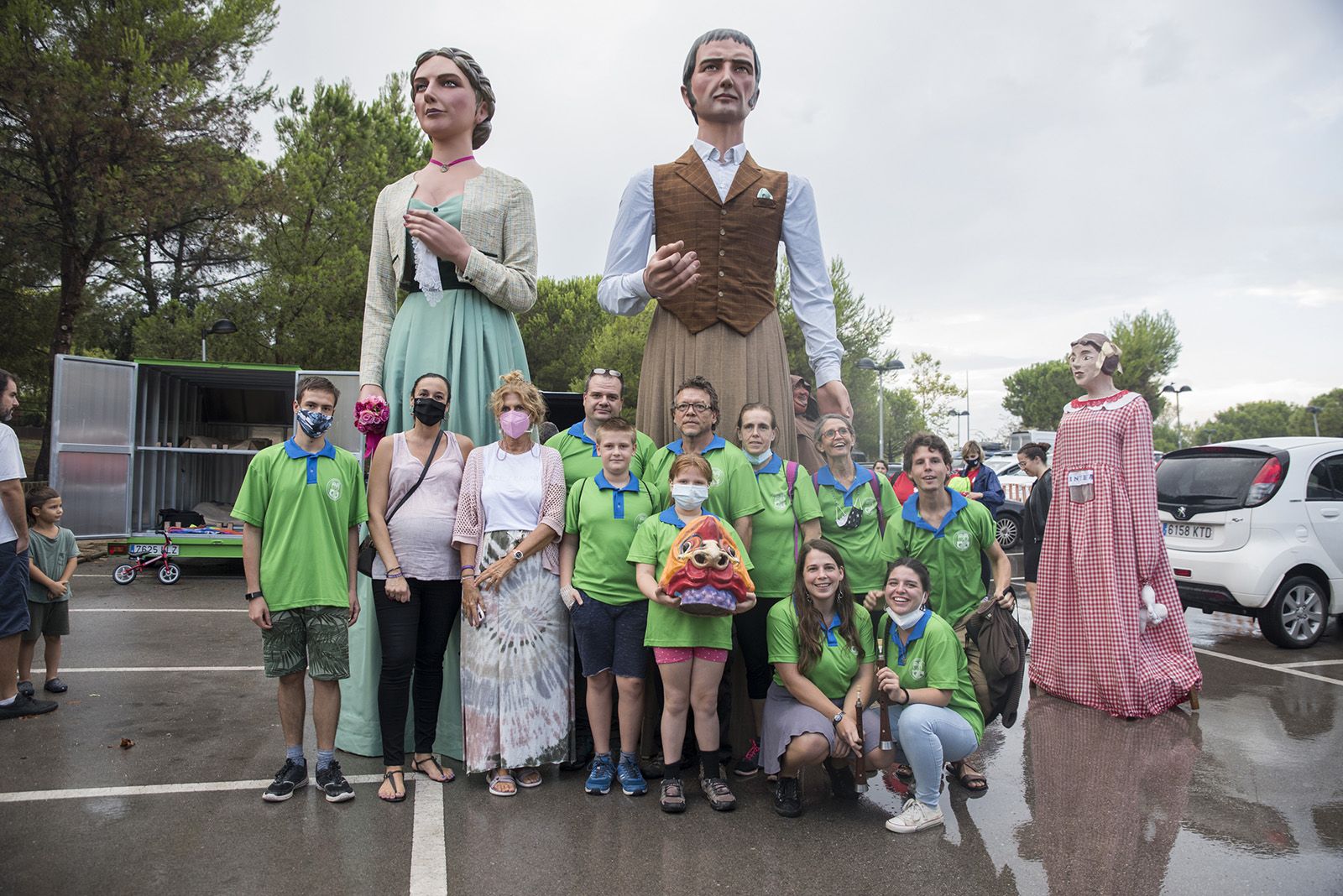 Plantada de gegants. Foto: Bernat Millet.