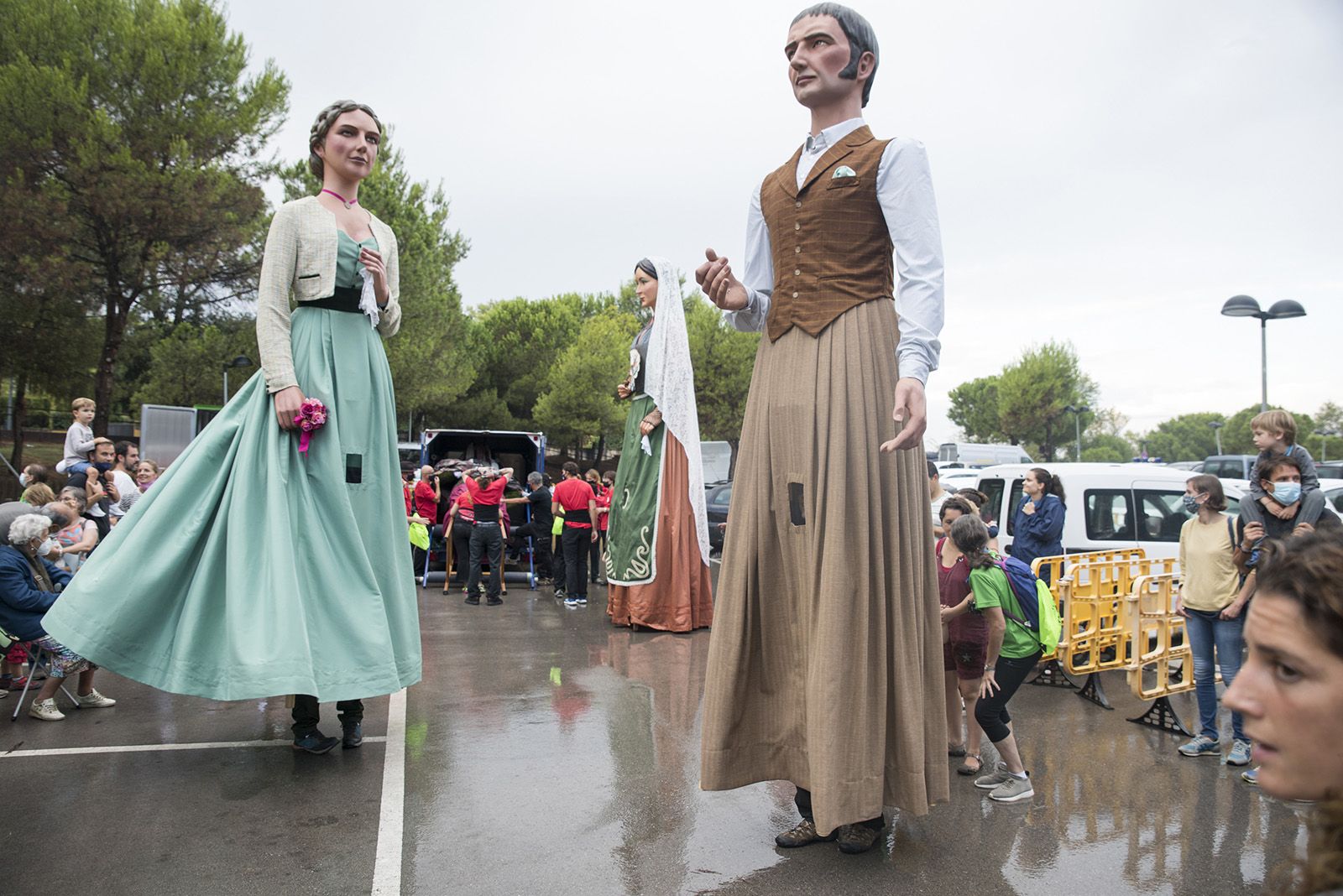 Plantada de gegants. Foto: Bernat Millet.