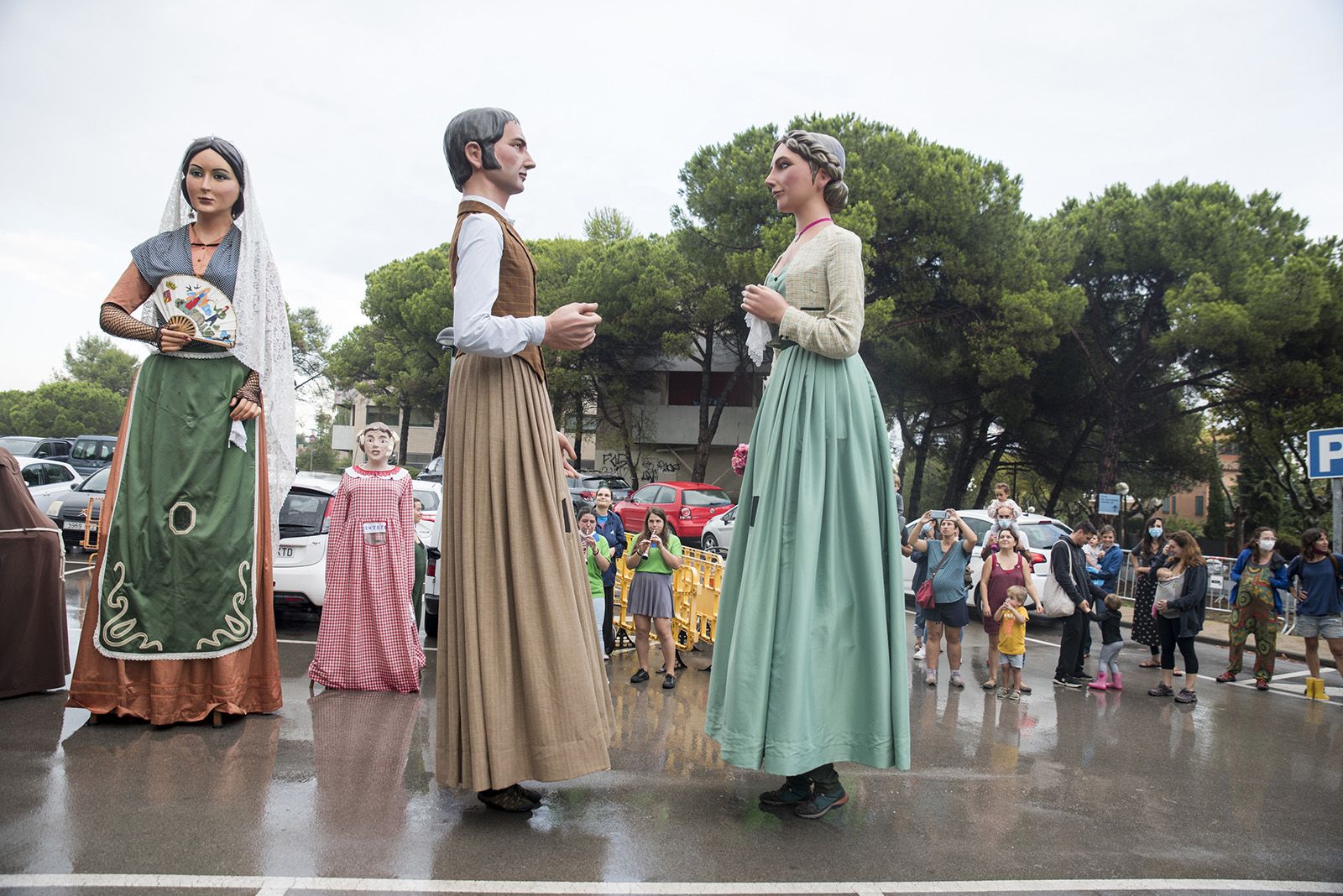 Plantada de gegants. Foto: Bernat Millet.
