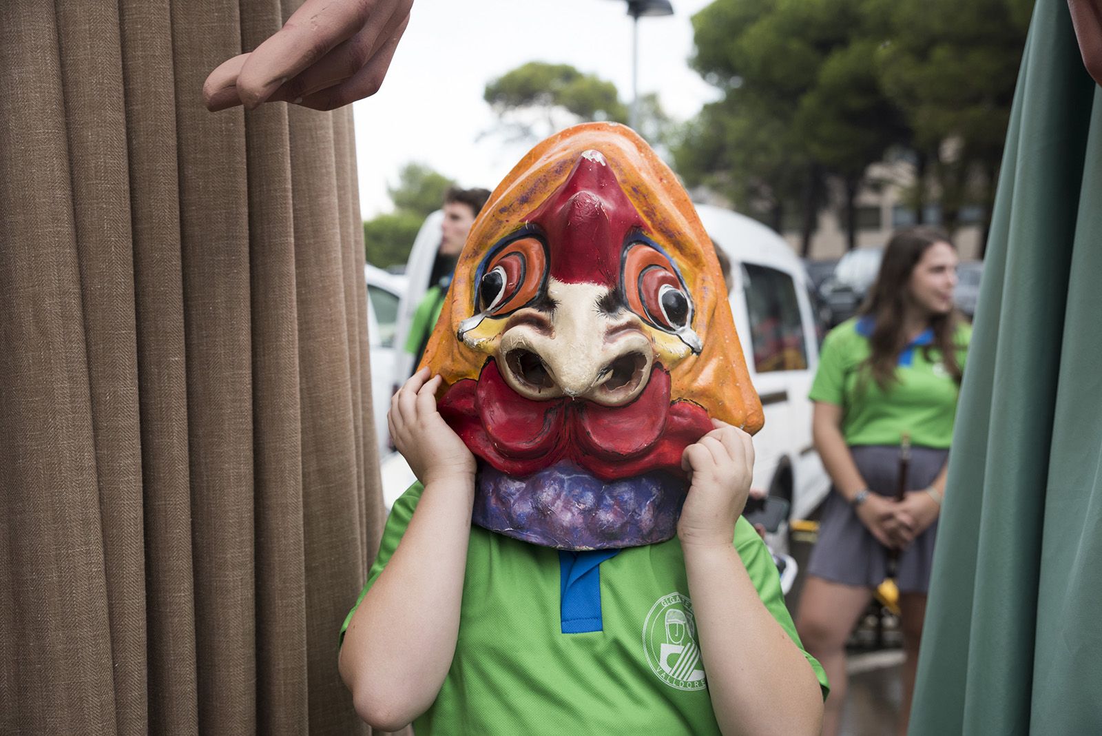 Plantada de gegants. Foto: Bernat Millet.