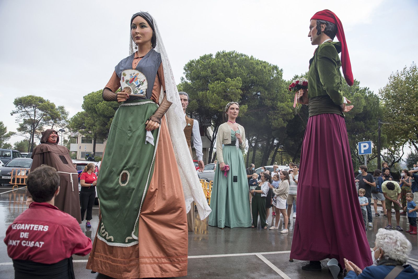Plantada de gegants. Foto: Bernat Millet.