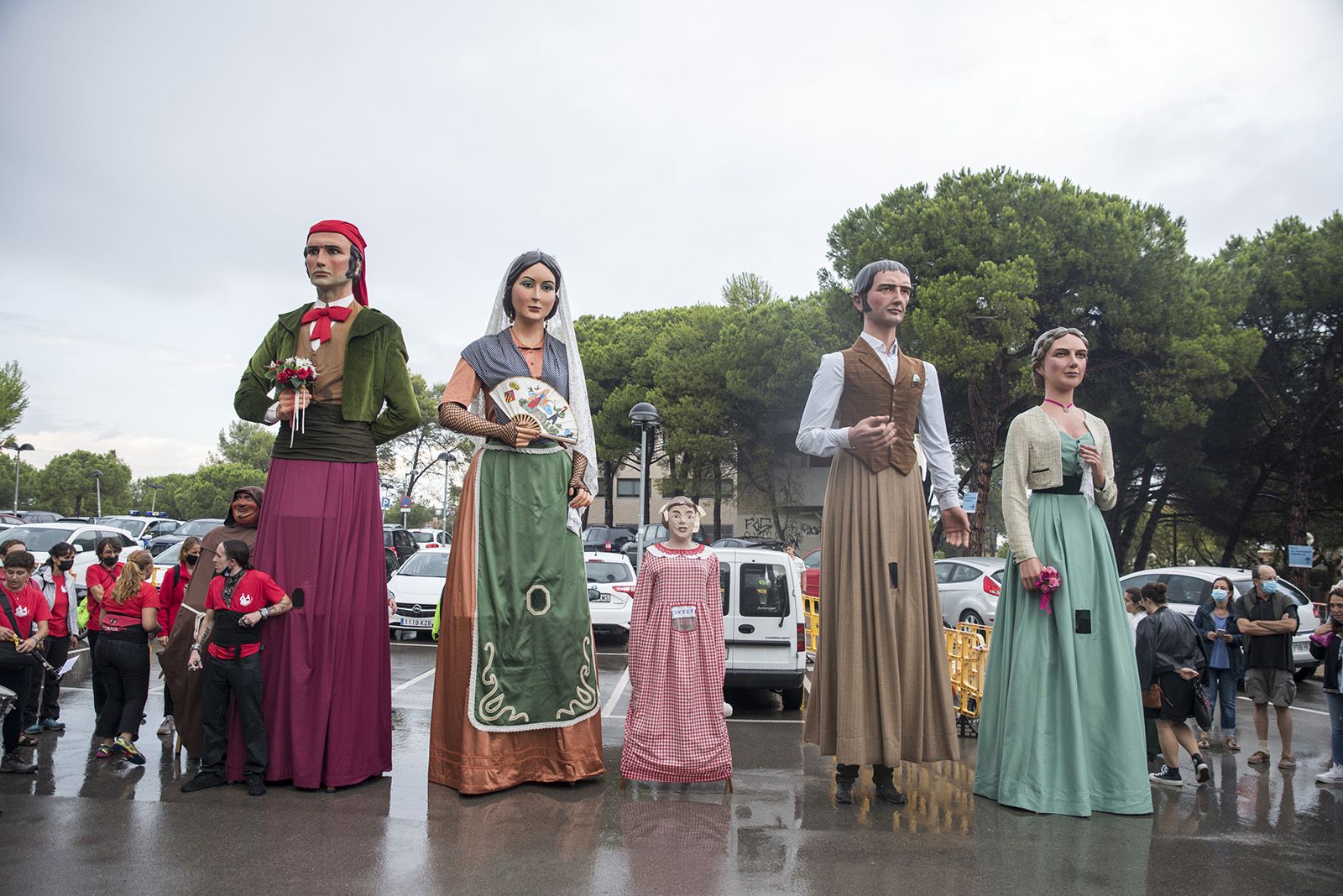 Plantada de gegants. Foto: Bernat Millet.