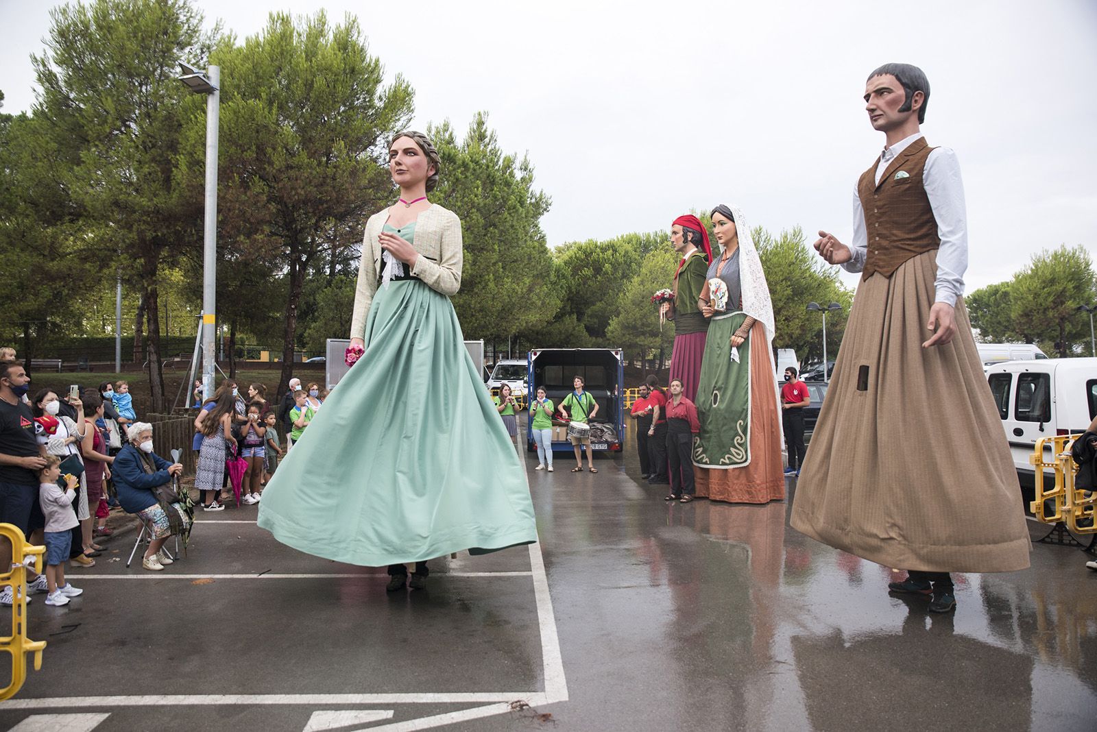 Plantada de gegants. Foto: Bernat Millet.