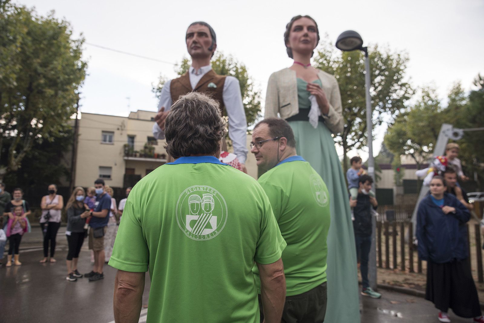 Plantada de gegants. Foto: Bernat Millet.