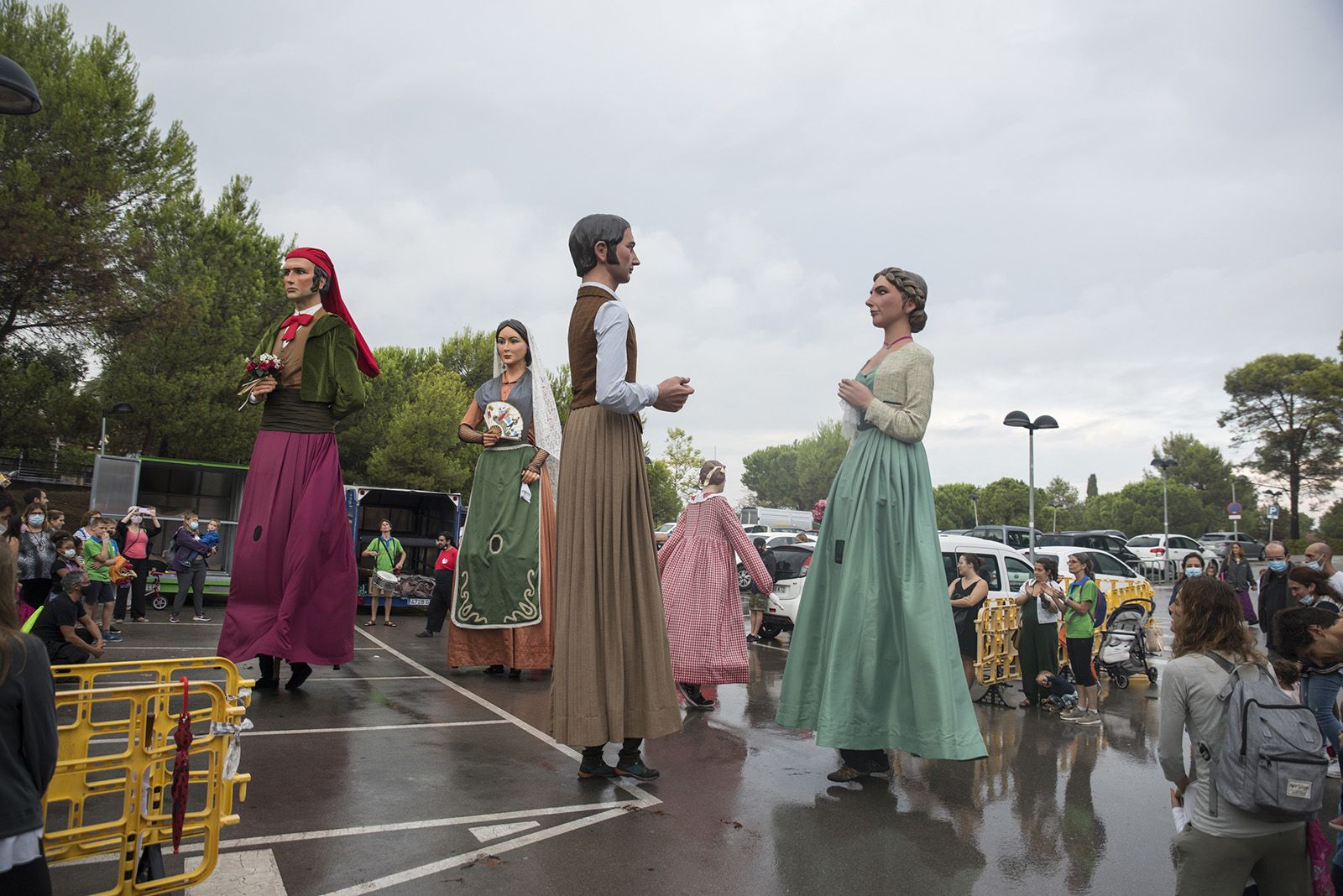 Plantada de gegants. Foto: Bernat Millet.