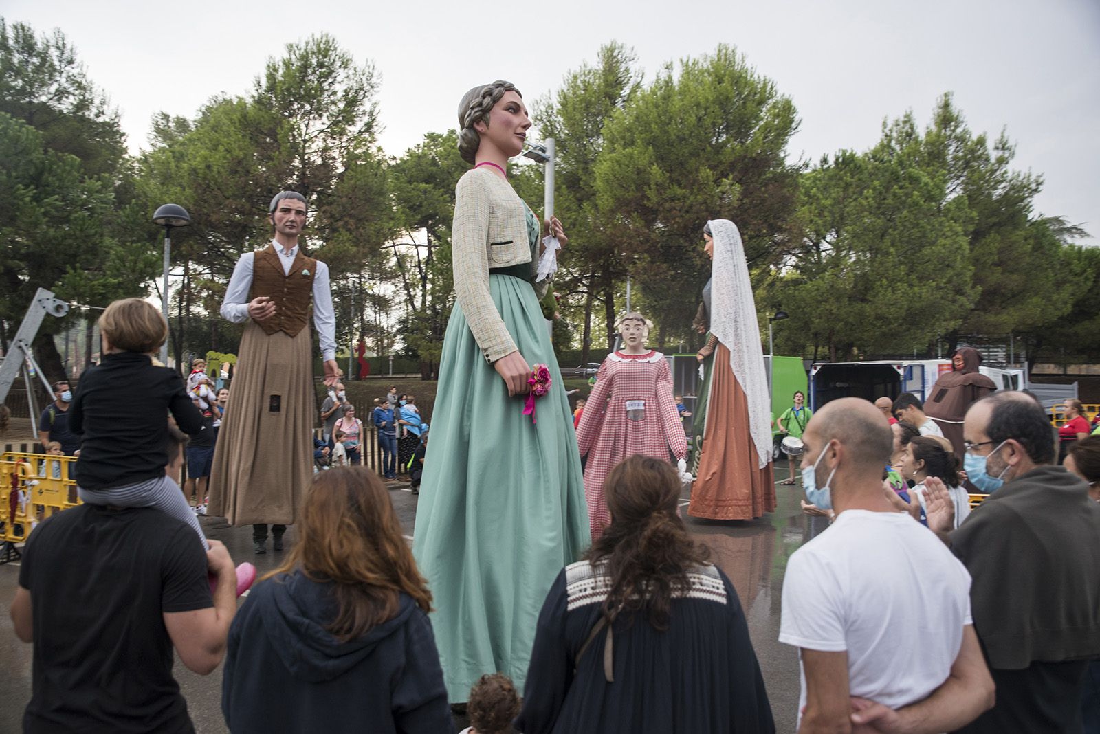 Plantada de gegants. Foto: Bernat Millet.