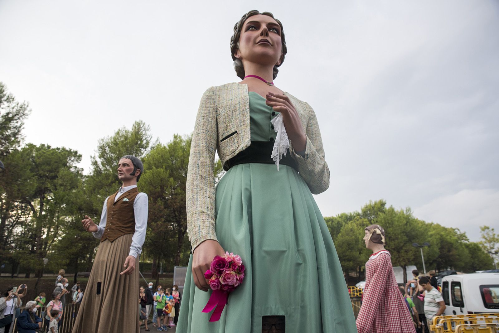 Plantada de gegants. Foto: Bernat Millet.