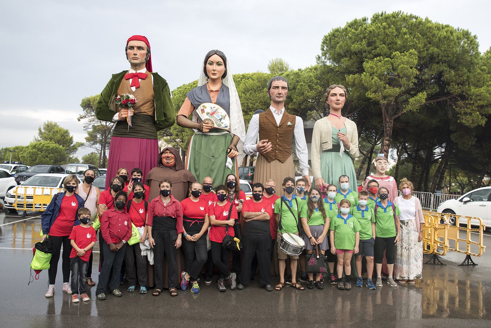 Plantada de gegants. Foto: Bernat Millet.