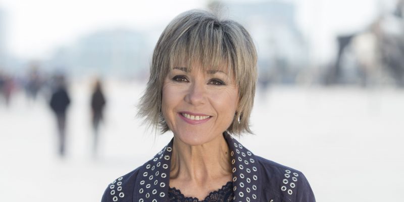 La periodista Mari Pau Huguet és la imatge de Gestió Vitalici. FOTO: Cedida