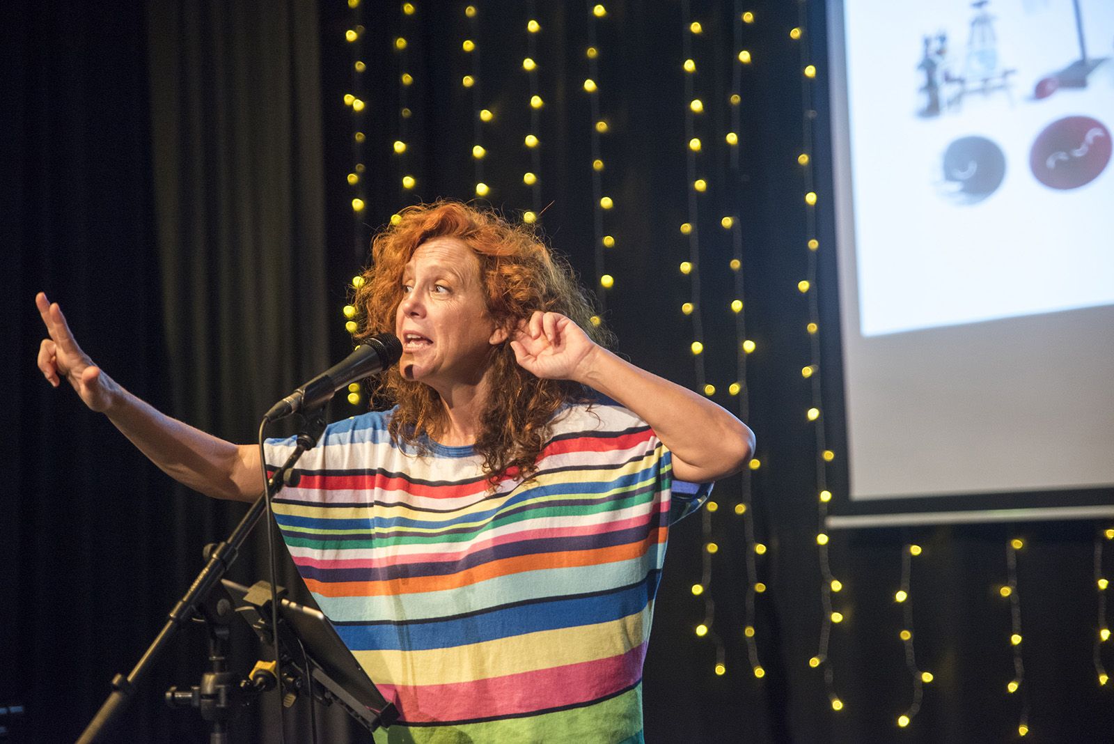Presentació dels llibres de Dàmaris Gelabert. Foto: Bernat Millet.
