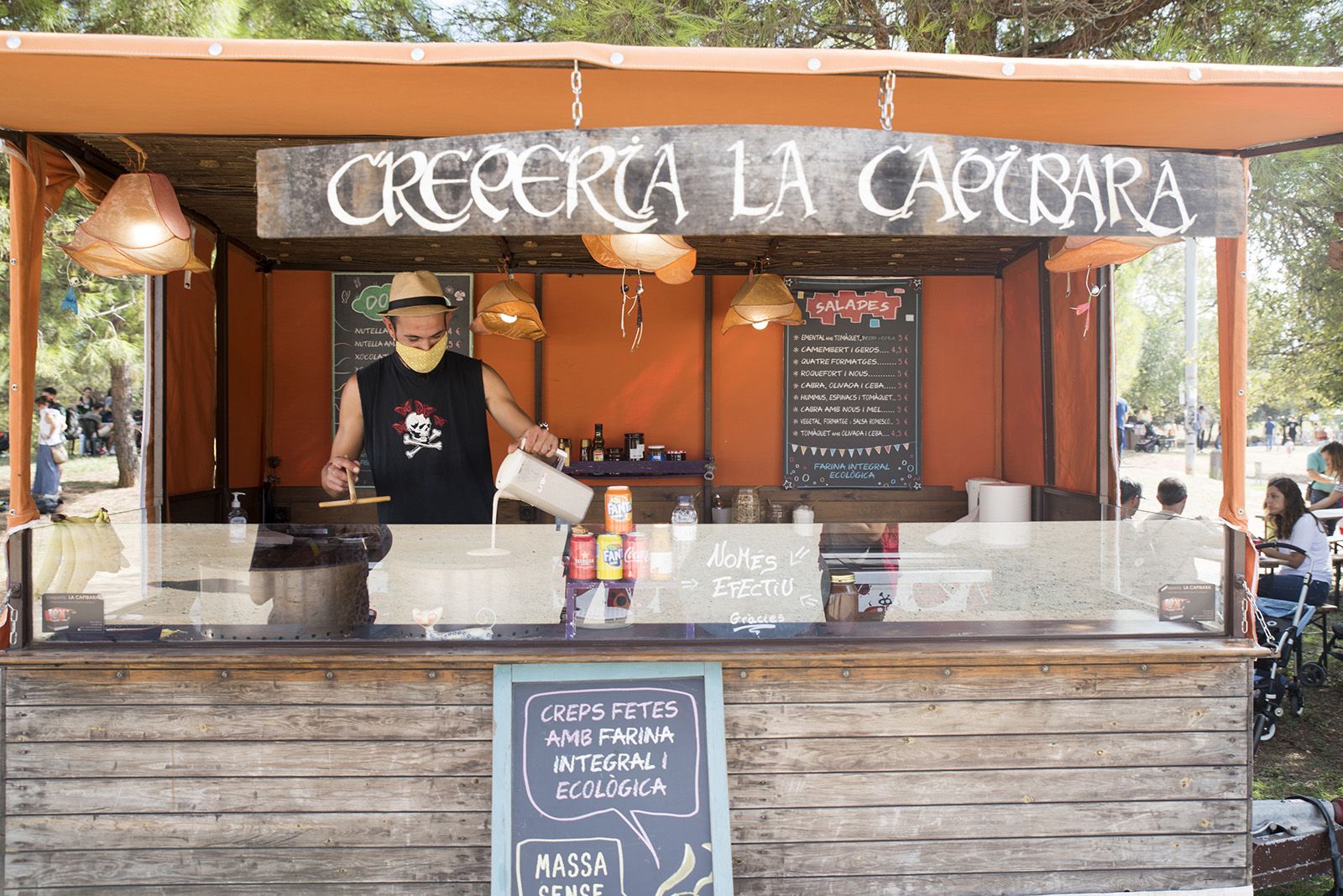 Food trucks del festival Petits Camaleons. Foto: Bernat Millet.