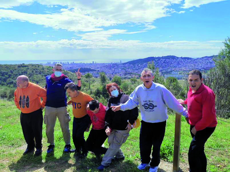 Els residents de 'Catalonia Fundació Creactiva' viuen en un entorn natural. FOTO: Cedida Els residents de 'Catalonia Fundació Creactiva' viuen en un entorn natural. FOTO: Cedida