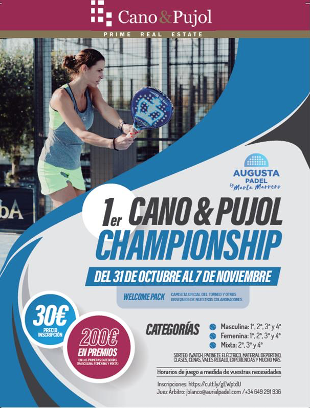 Cartell del 1r Cano&Pujol Championship