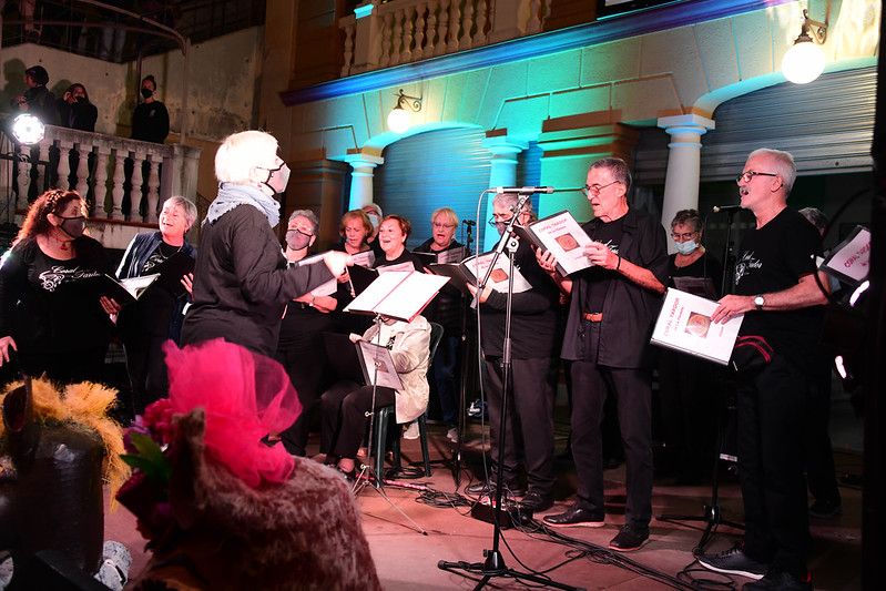 El pregó de la Festa Major de La Floresta. FOTO: Jordi García