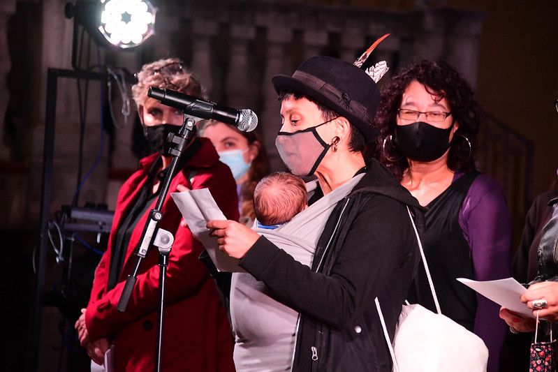 El pregó de la Festa Major de La Floresta. FOTO: Jordi García