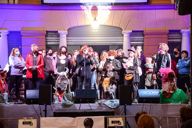 El pregó de la Festa Major de La Floresta. FOTO: Jordi García