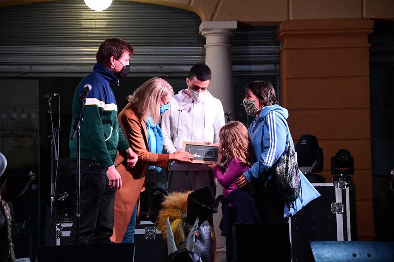 El pregó de la Festa Major de La Floresta. FOTO: Jordi García