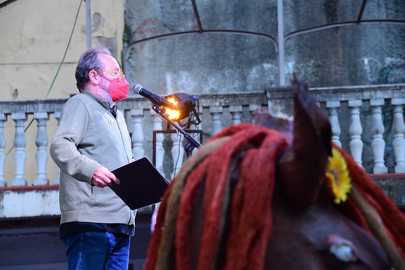 El pregó de la Festa Major de La Floresta. FOTO: Jordi García