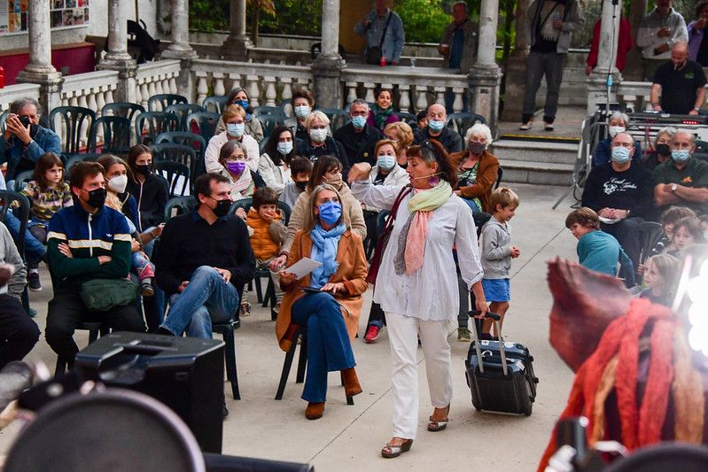 El pregó de la Festa Major de La Floresta. FOTO: Jordi García