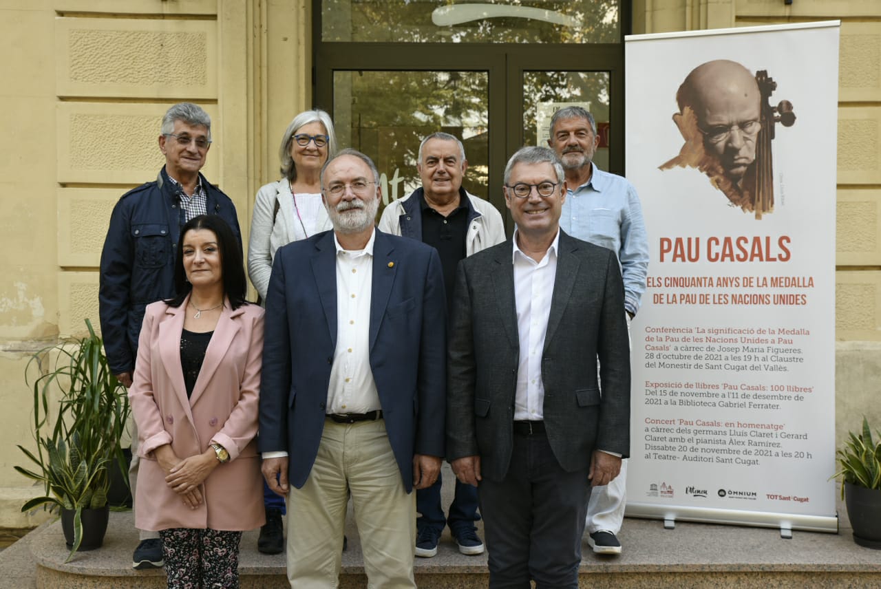 Entitats culturals han presentat la programació per commemorar Pau Casals. FOTO: Bernat Millet