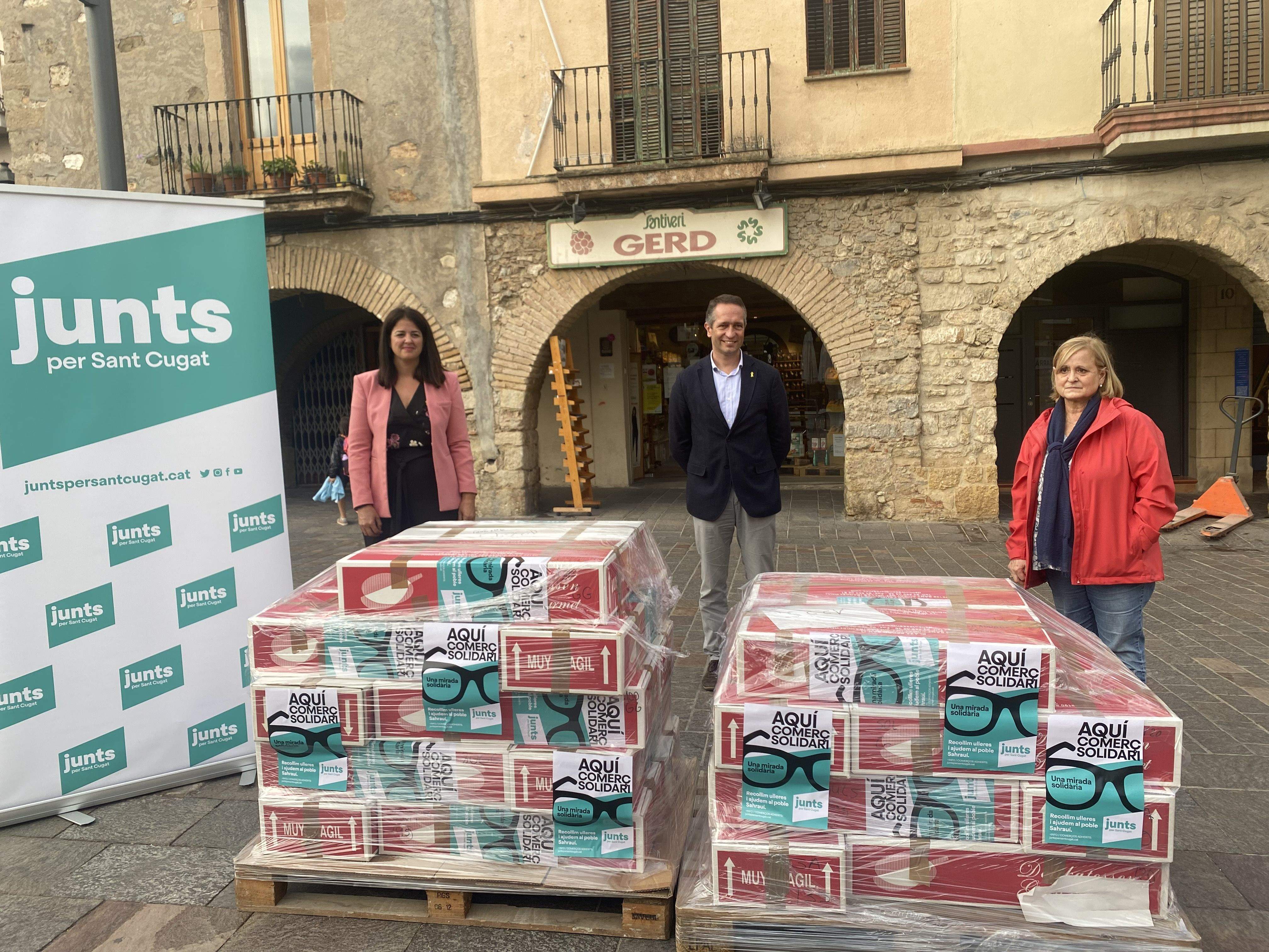 Esther Alos, Oriol Peguera i Neus Bosch. FOTO: Laia Pérez.