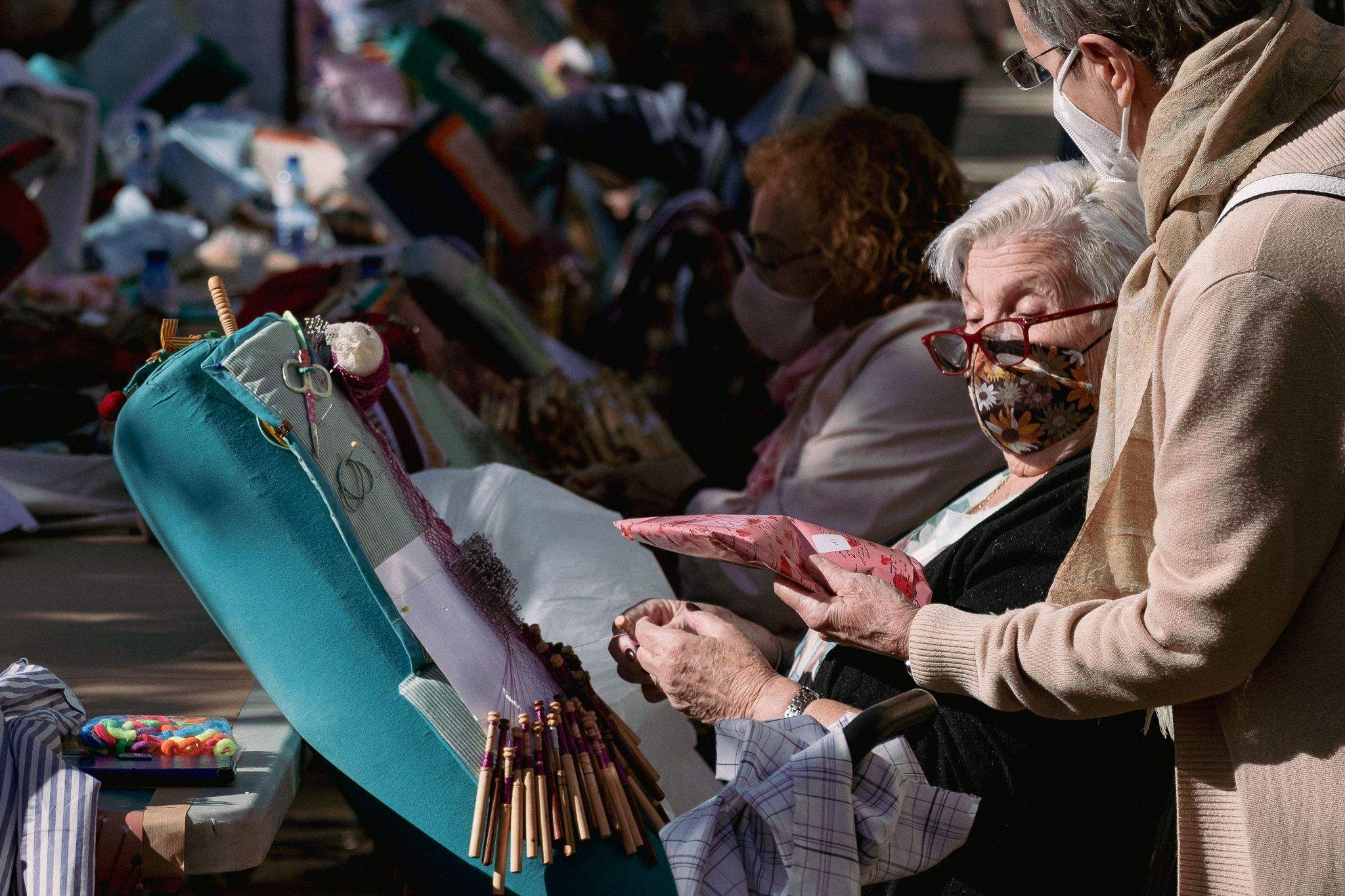 Trobada de Puntaires de la Festa de Tardor. FOTO: Ale Gómez