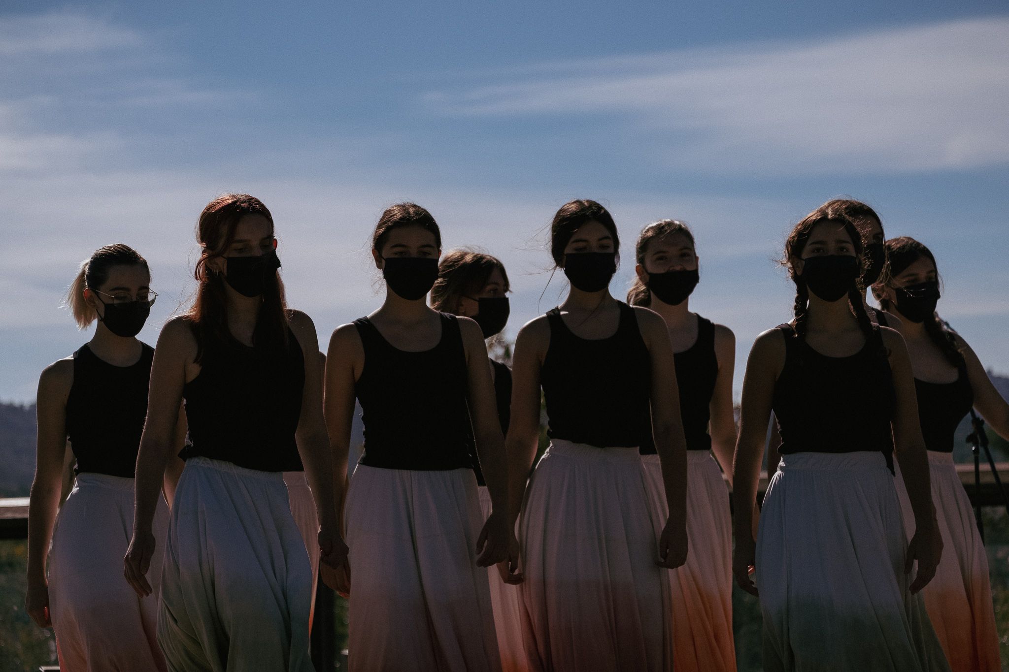 Ballada del cos de dansa i juvenils de l’Esbart Sant Cugat. FOTO: Ale Gómez
