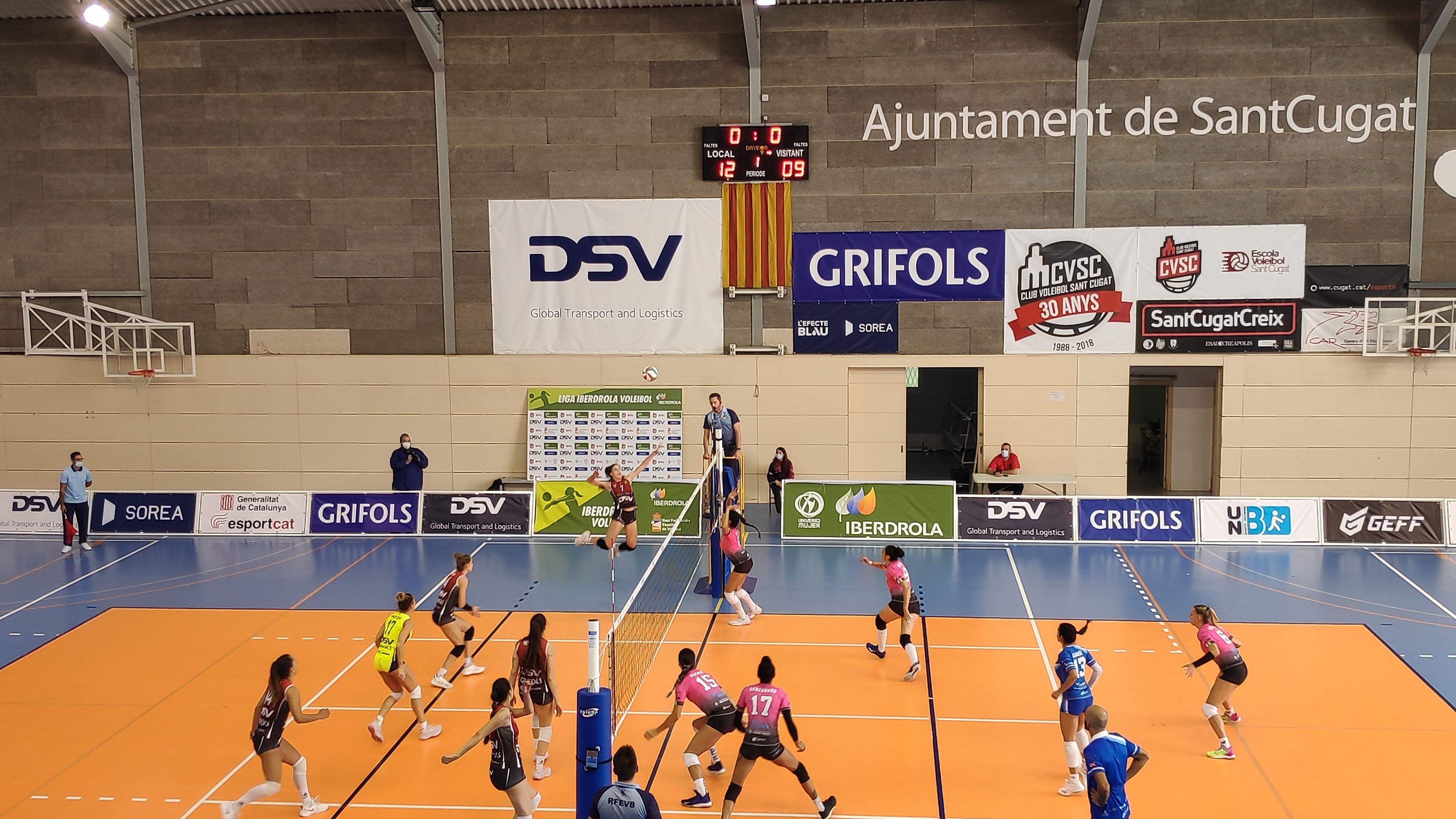 DSV CV Sant Cugat davant el Sanaya Libby's La Laguna. FOTO: Amit Gayà.